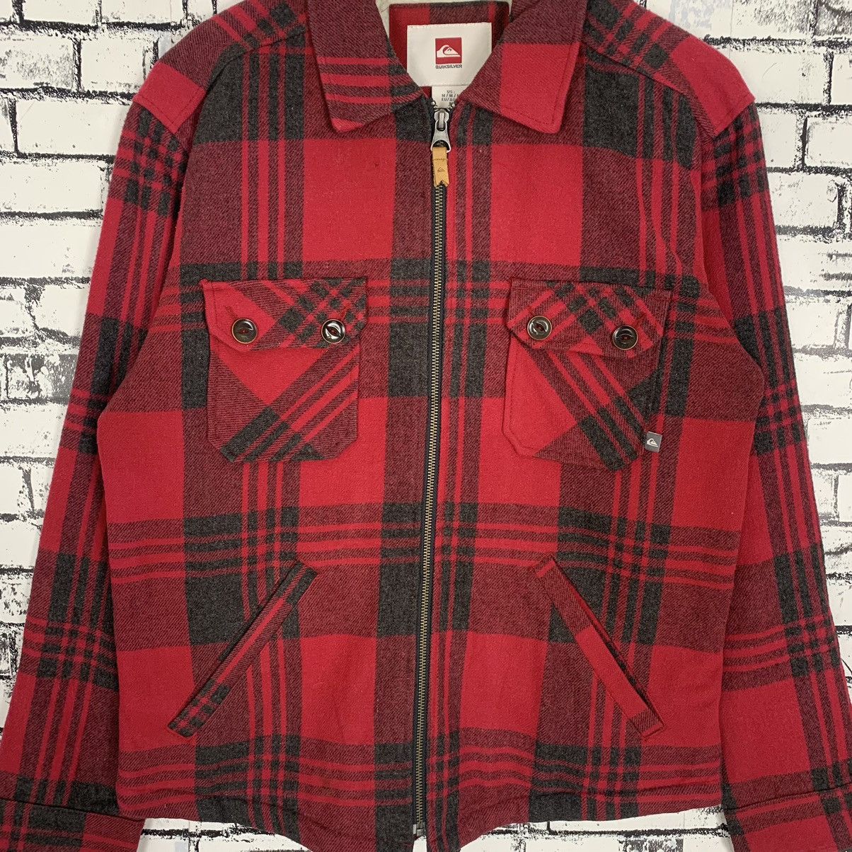 Surf Style - Quicksilver Tartan Chekerboard Chore Jacket - 5