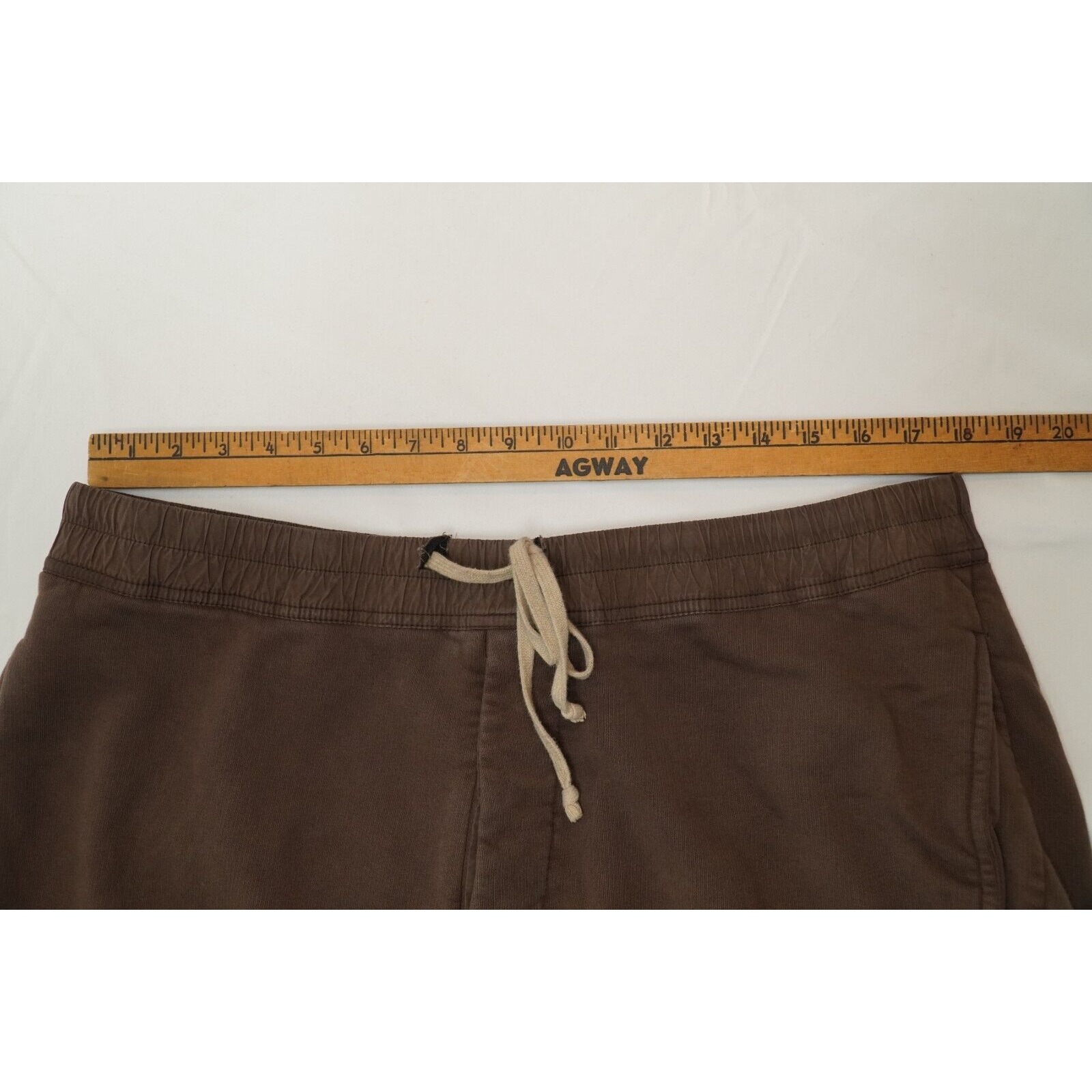Rick Shorts Drop Crotch Cotton Macassar Brown Large - 21