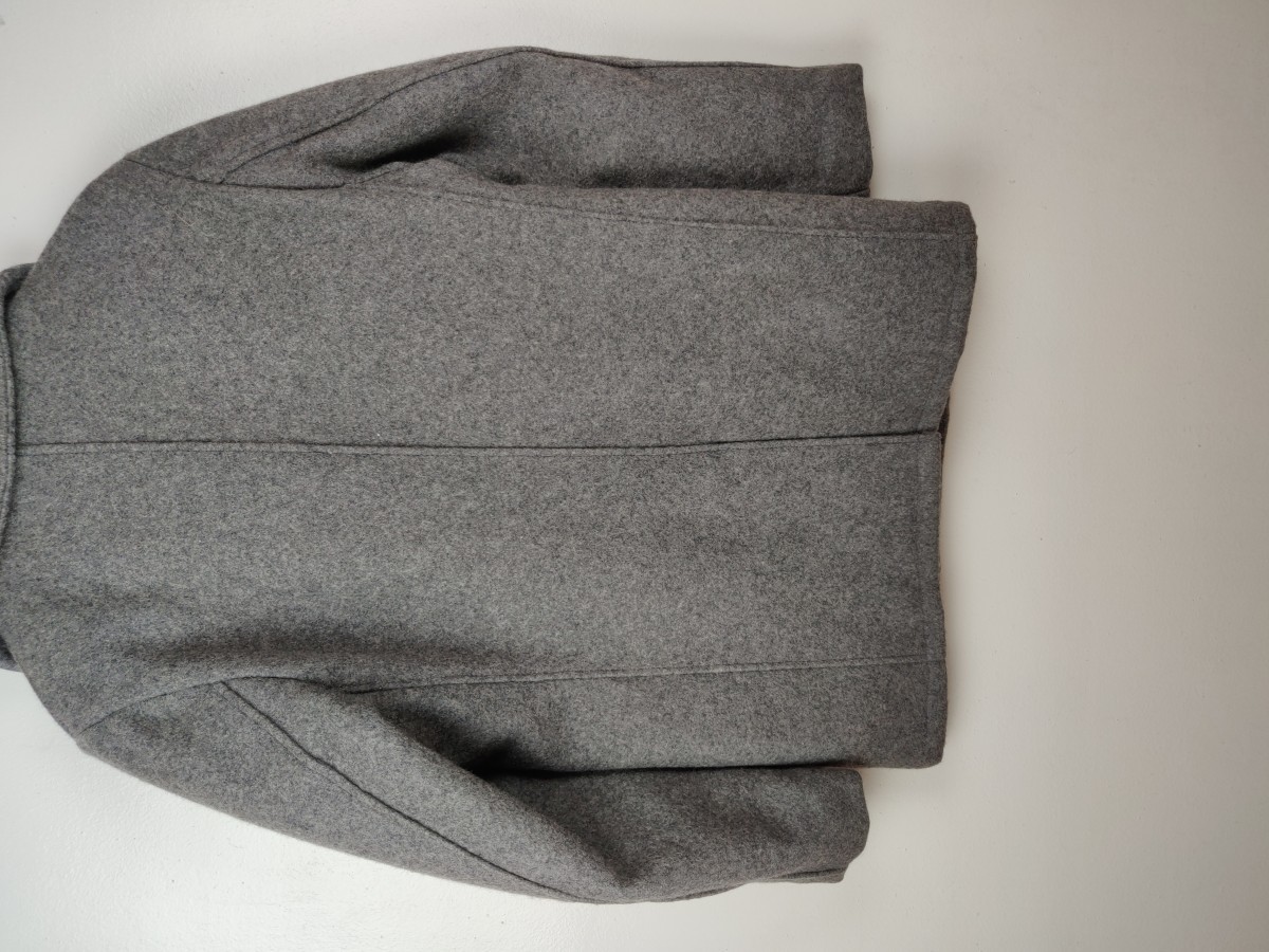 NYC Peacoat Wool Heavy Grey Jacket - 11
