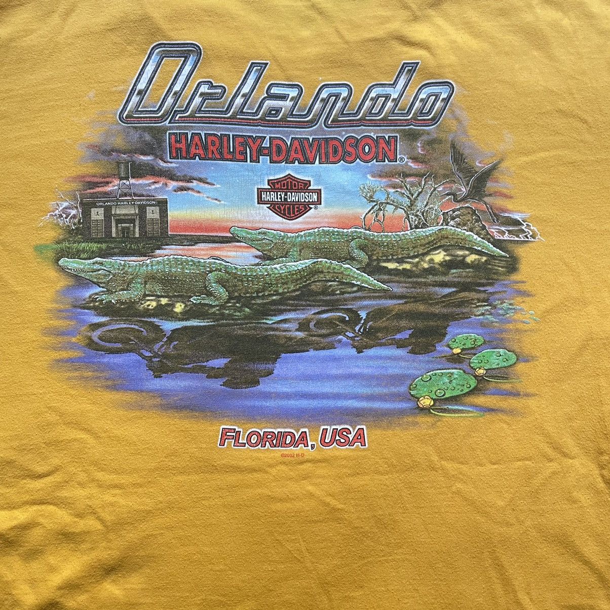 Vintage Harley davidson orlando Florida tee - 4