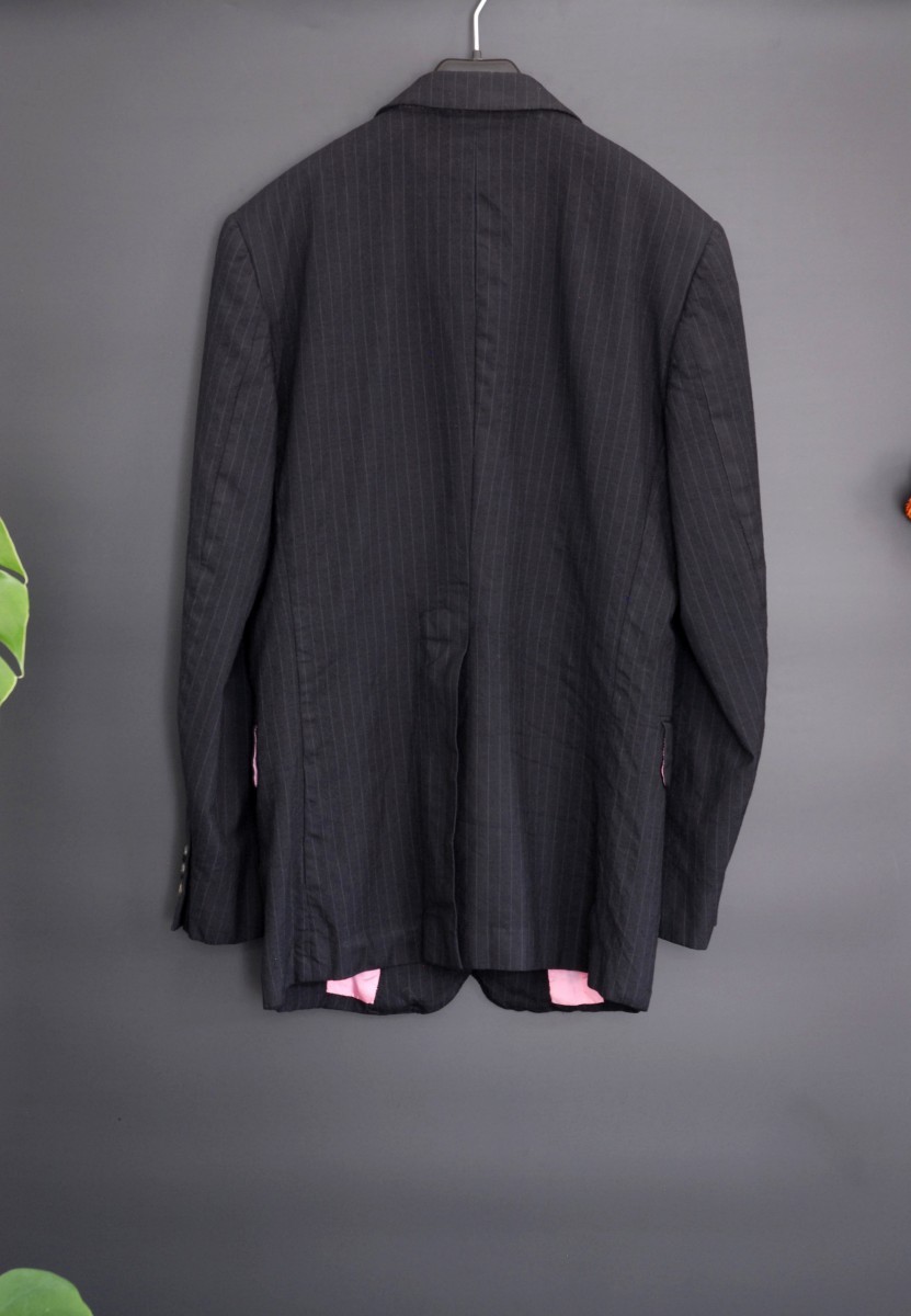 Comme des Garcons Homme Plus Pink Panther Pinstripe Jacket - 2