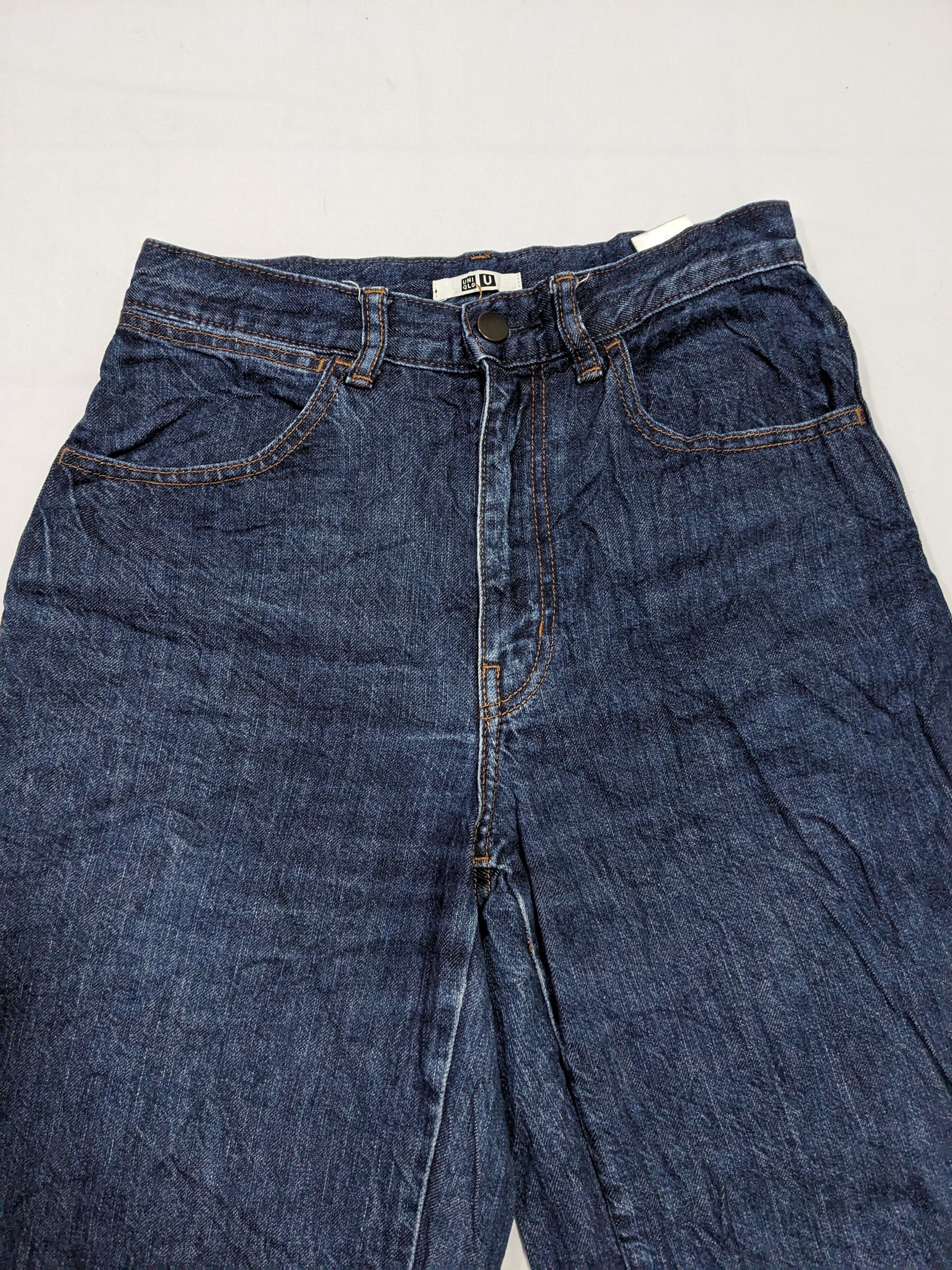 Uniqlo U Lemaire Wide Leg Baggy Denim Jeans - 3