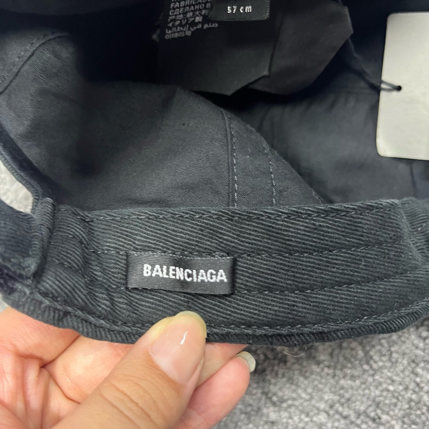 Balenciaga damaged distressed cotton cap - 5