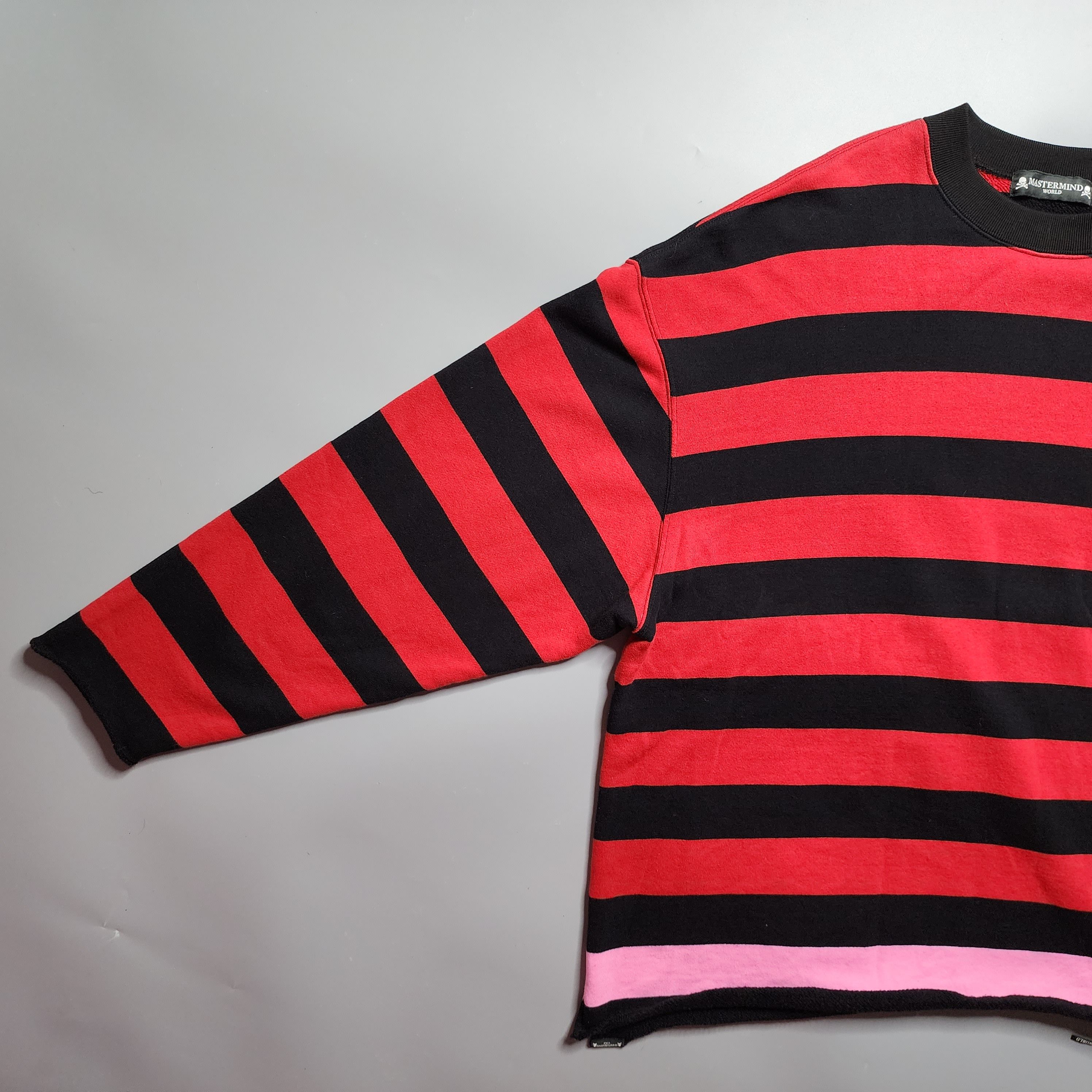 Mastermind World - SS18 Stripe Boxy Oversized Sweatshirt - 3
