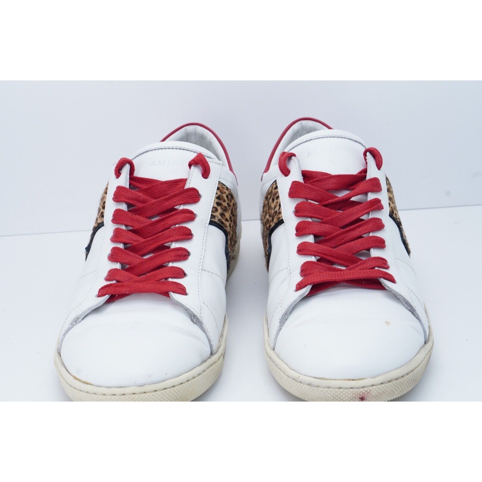 Amiri White Leopard Viper Low Sneakers Shoes Men's 44 / US 1 - 5