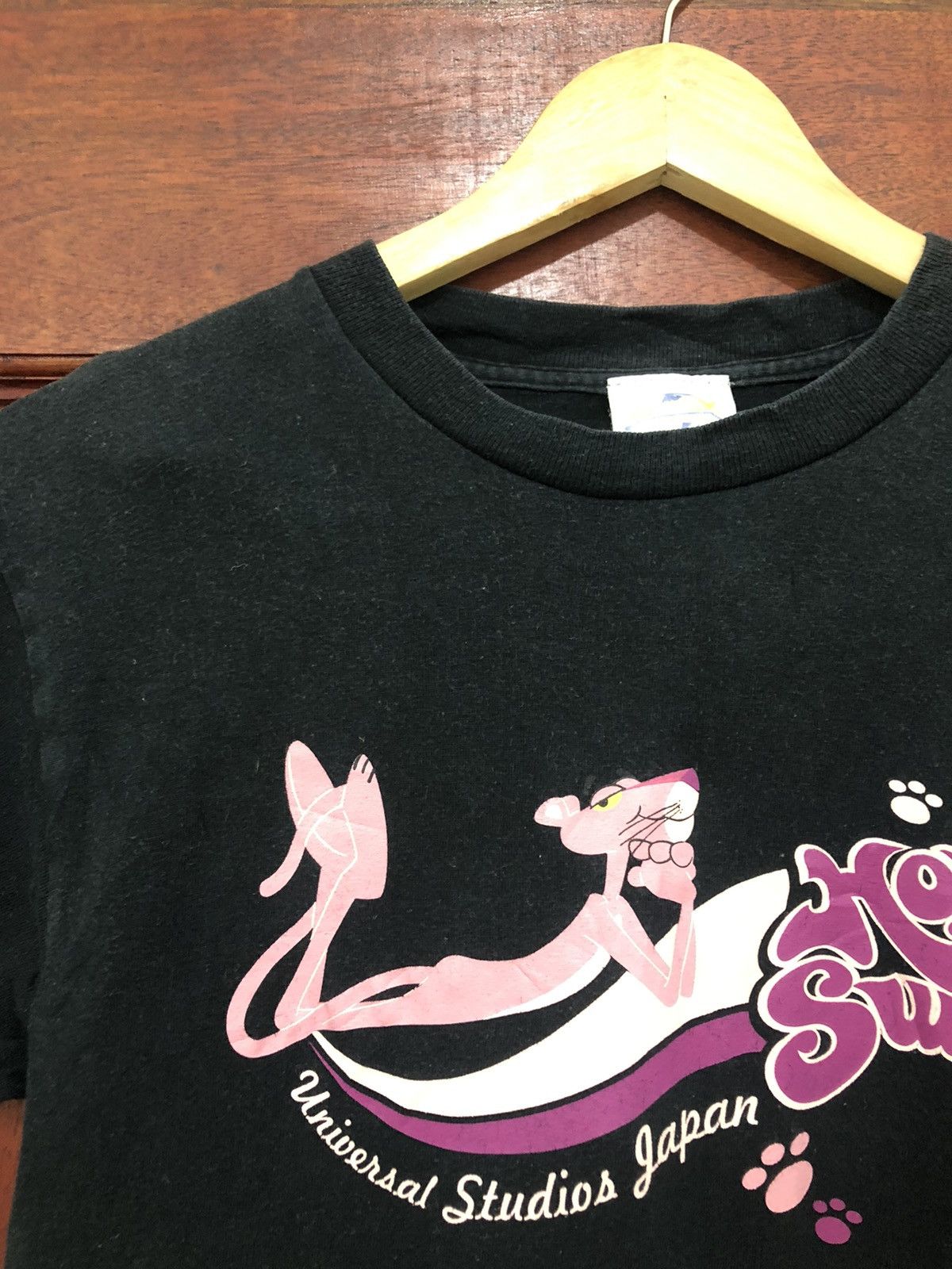 Japanese Brand - Vintage Pink Panther Hot Sweet Japan Made TShirt - 4