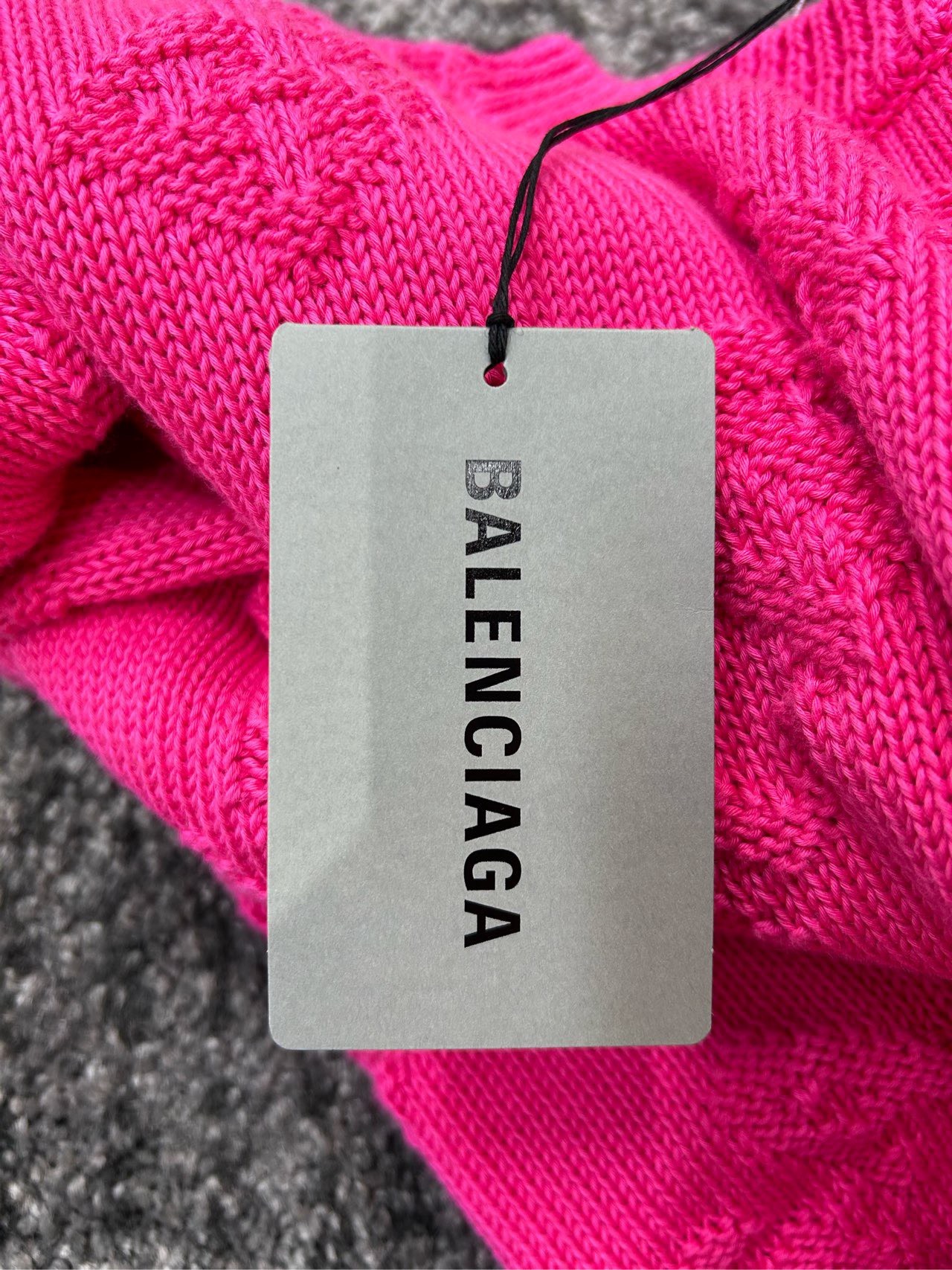 Balenciaga 3D full print embroidered LOGO sweater - 3