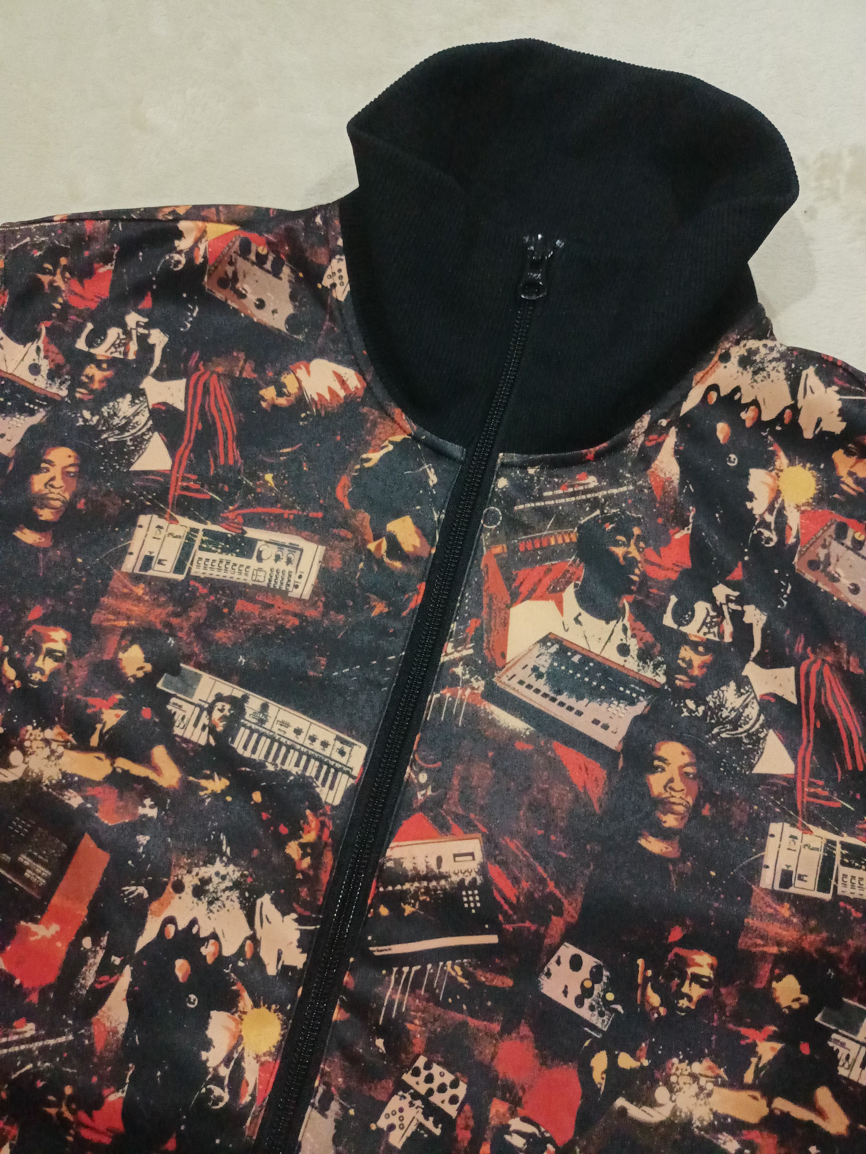 Archival Clothing - Applebum Nine Rulaz Line Fullprint 90s Artist Rapper Jacket - 5