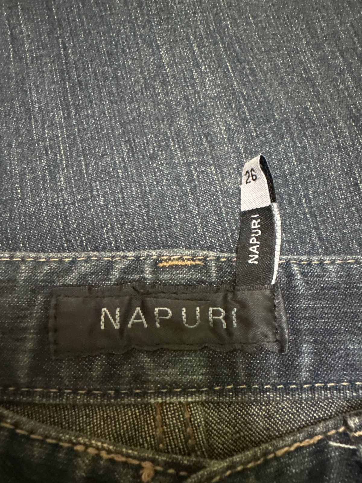 Flared Napuri Reconstructed Reworked jeans - 12