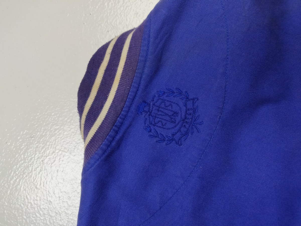 J. Press - Blue Varsity Bomber Jacket Outerwear Sweater - 10