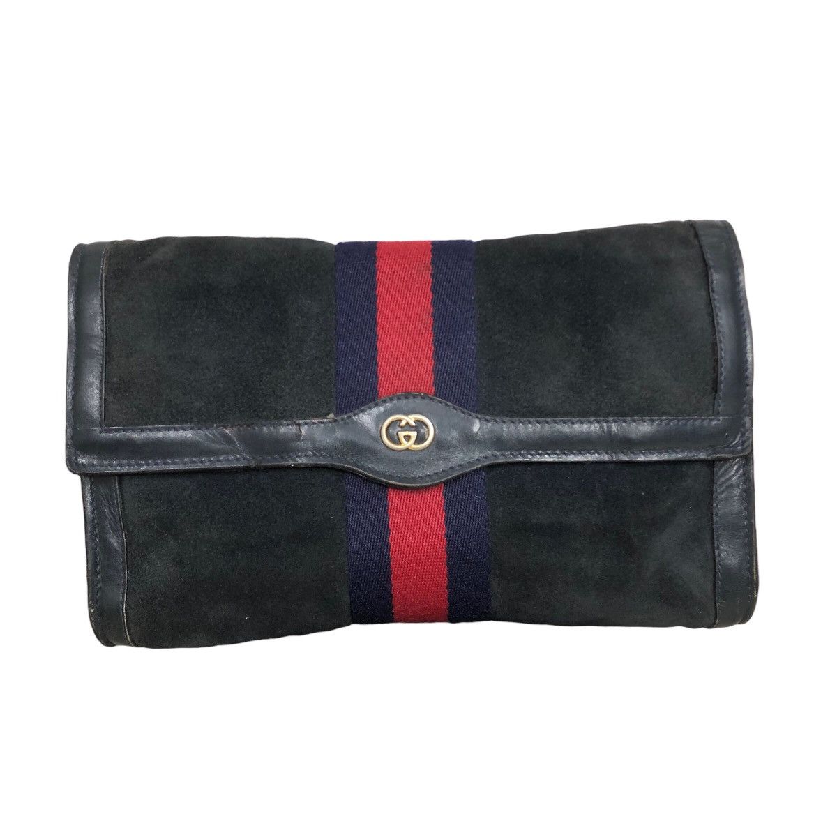 Vintage Gucci Parfums Clutch Bag Made In Italy - 1