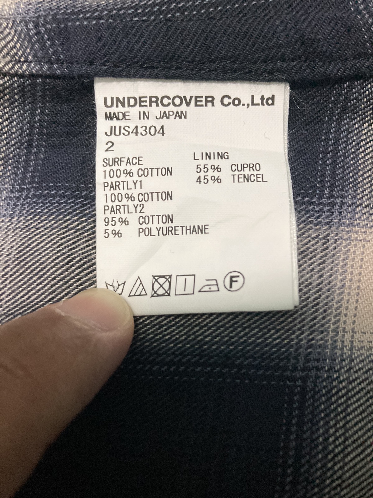 SS17 John Undercover overcoat Tartan jacket - 9