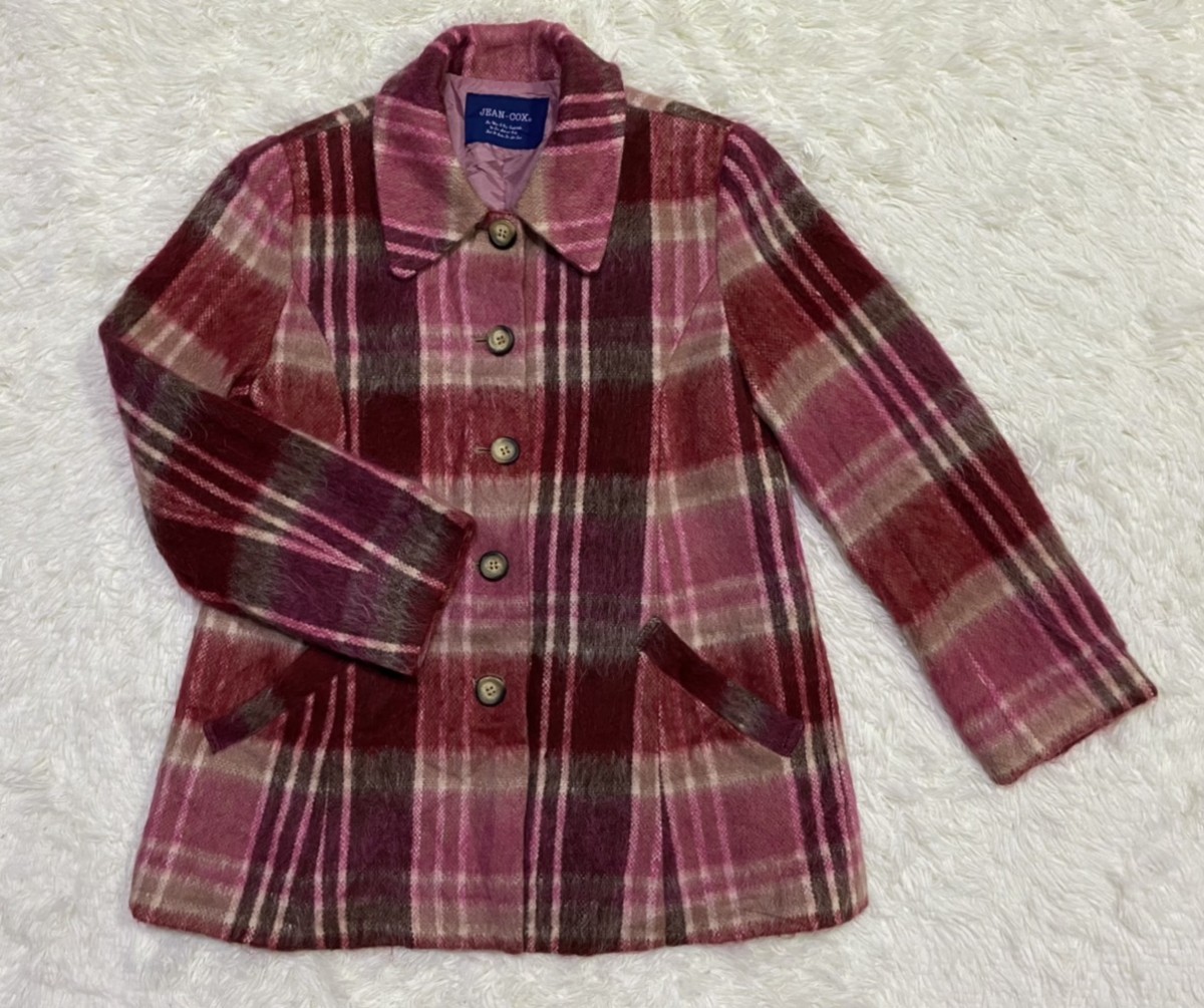 Japanese Brand - Jean-Cox Checked Hairy Wool Blend Jacket - 2