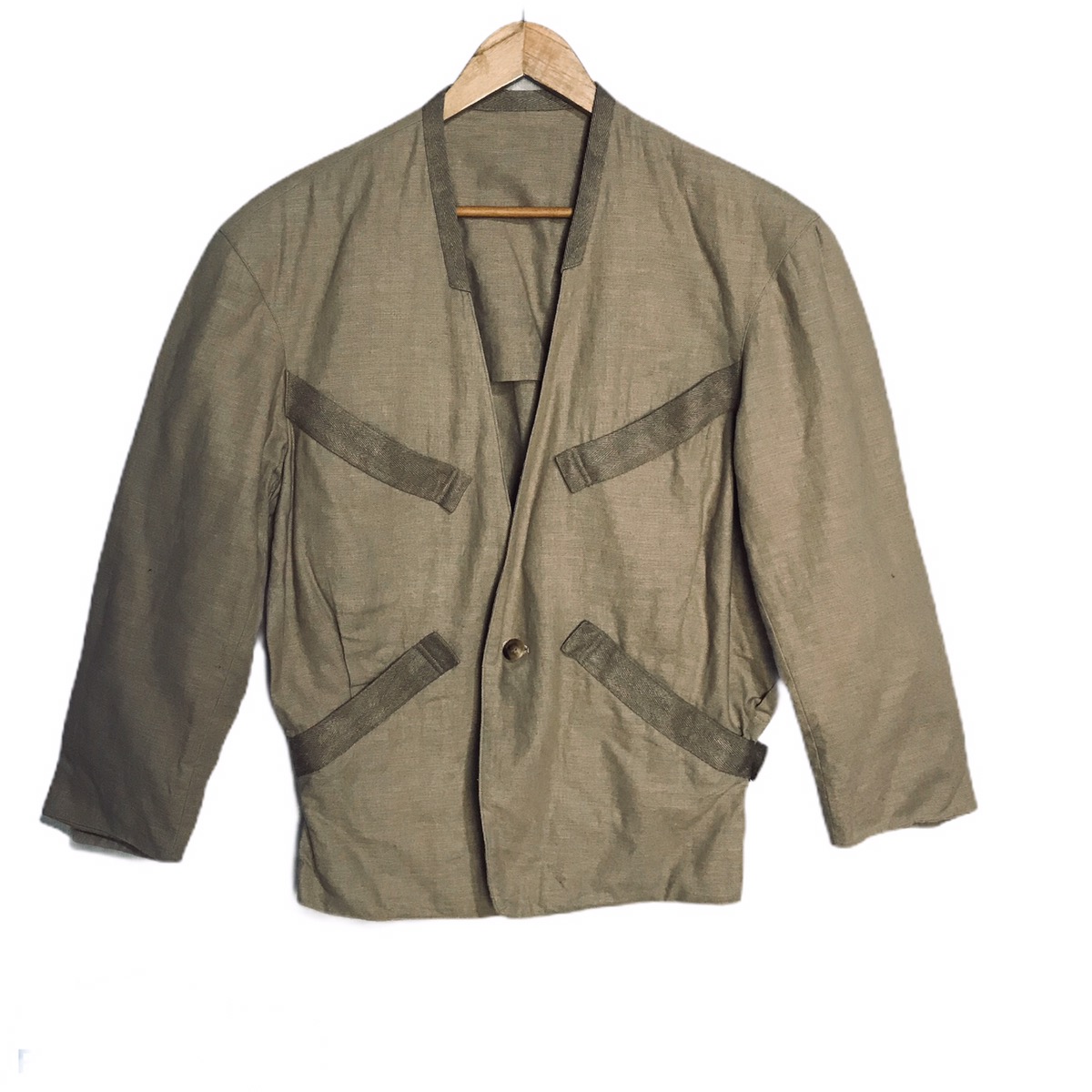 Issey Miyake - Issey miyake linen blend traditional japan design jacket - 1