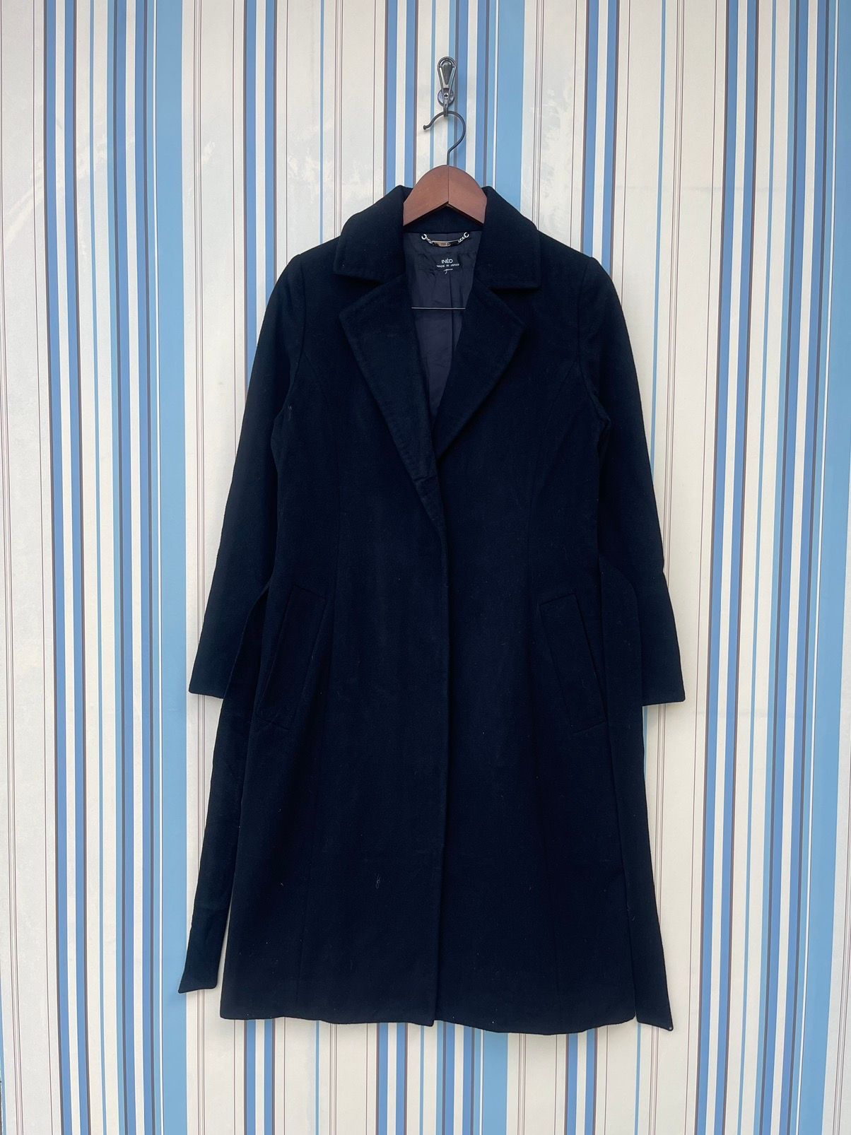 Ined Yohji Yamamoto Wool Belted Coat - 1