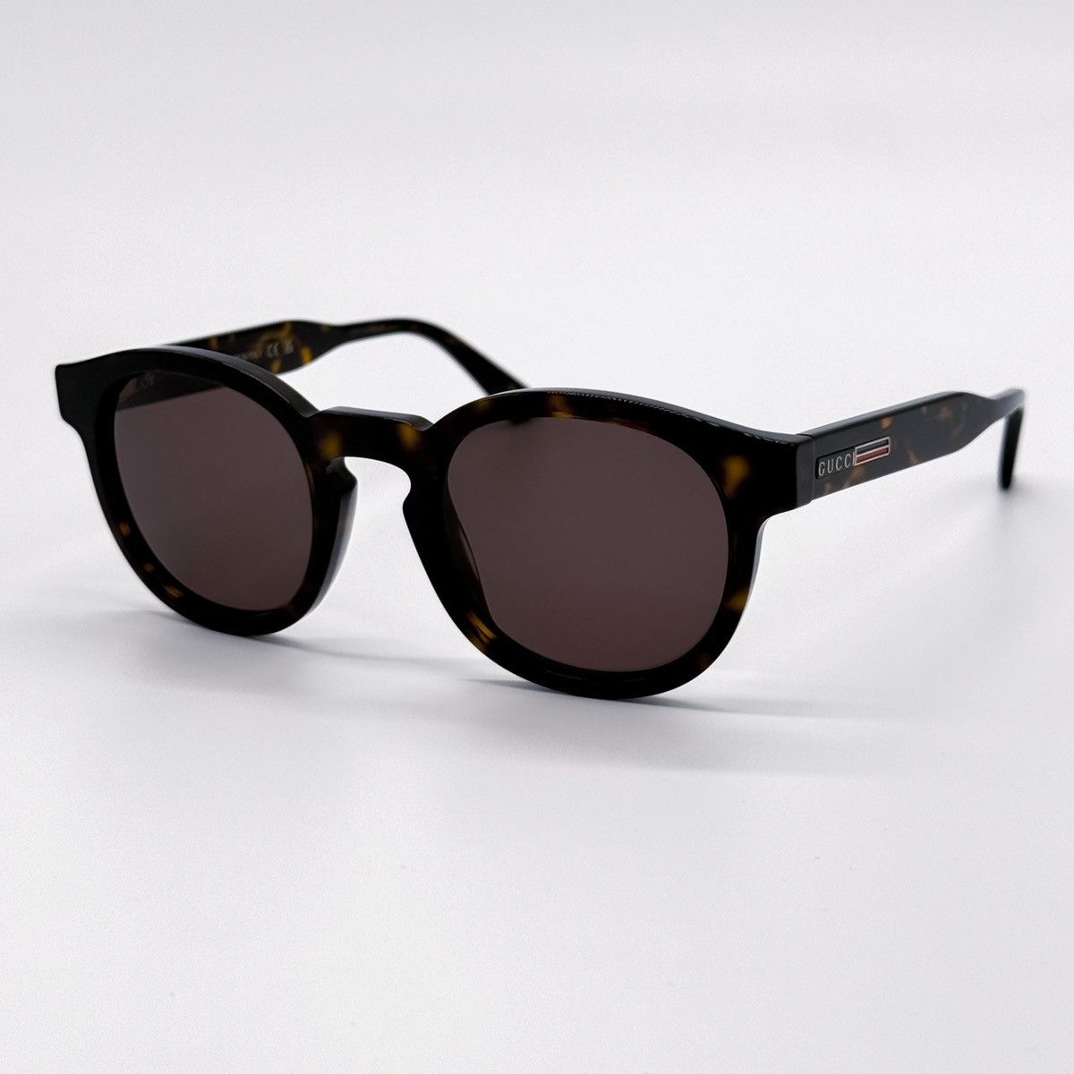 NEW GUCCI GG0825S 002 HAVANA BROWN ROUND UNISEX SUNGLASSES - 3