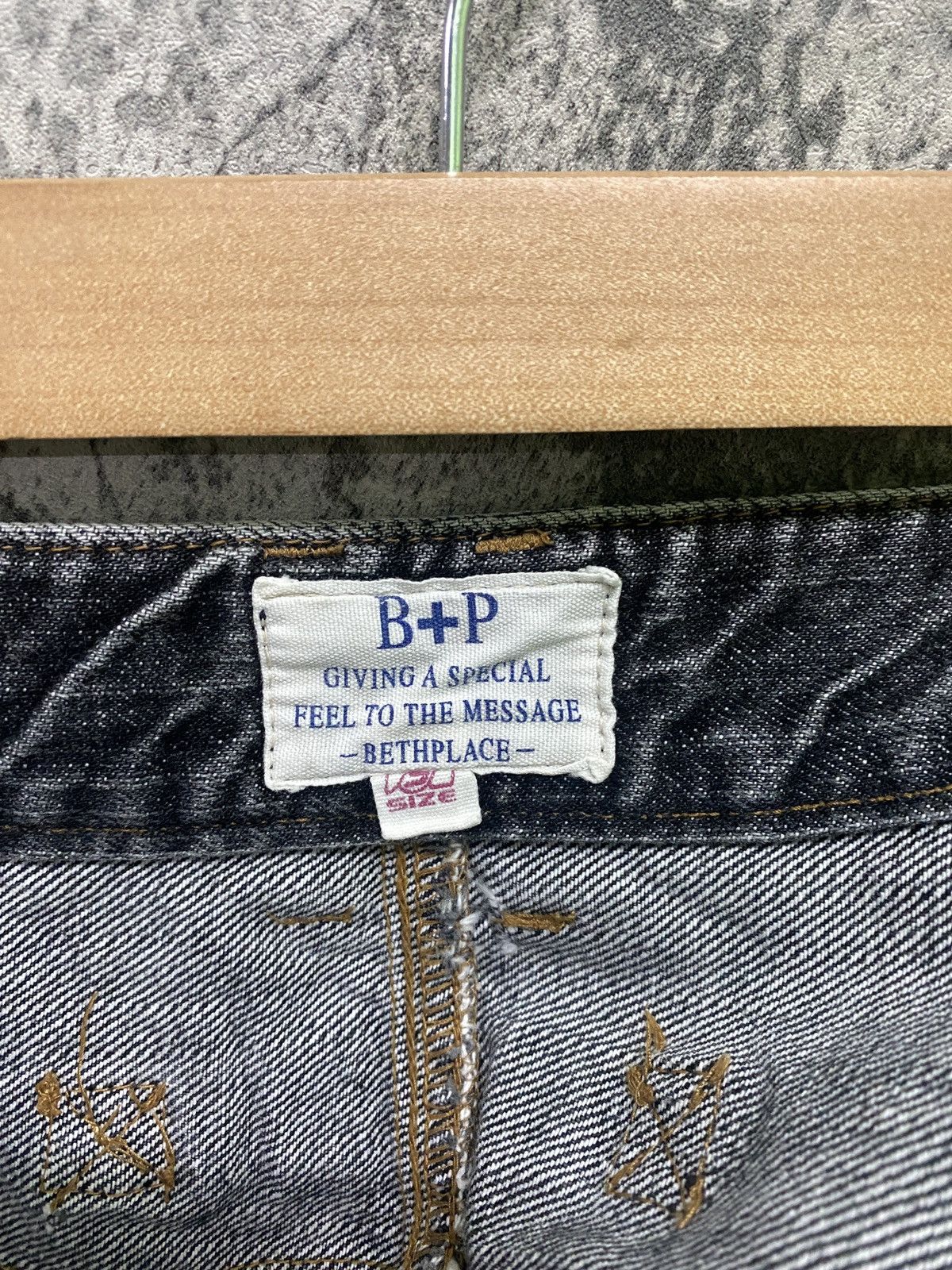 Designer - BETHPLACE Reconstructed Jean and Corduroy Buckle Denim - 18