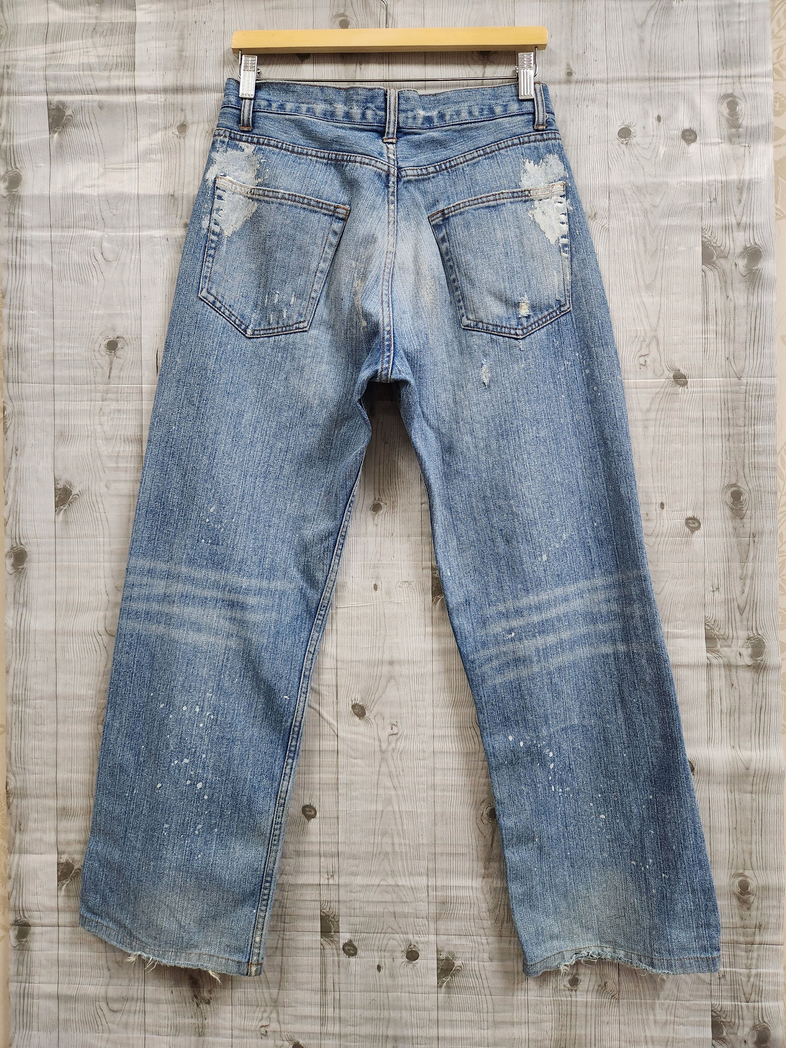 Japanese Brand - Painter Splattered Nylaus Denim Jeans Japan - 14