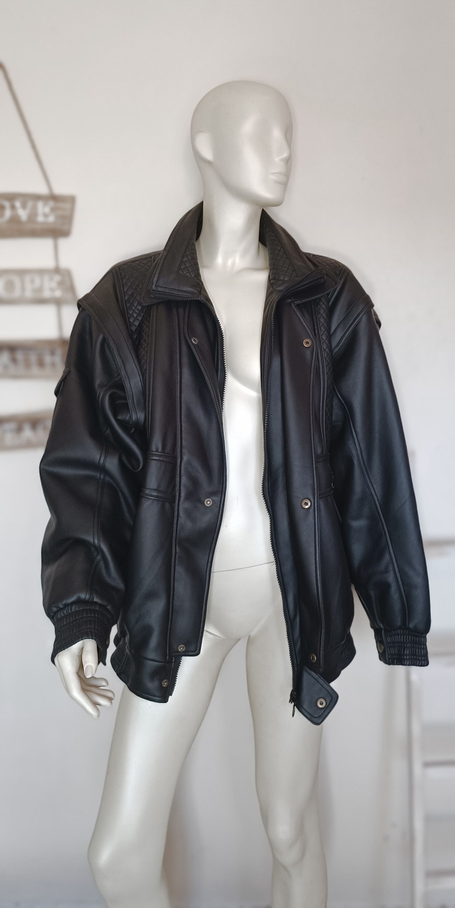 Italian Designers - Italy Style Unisex Jacket with zippable sleeves - 5