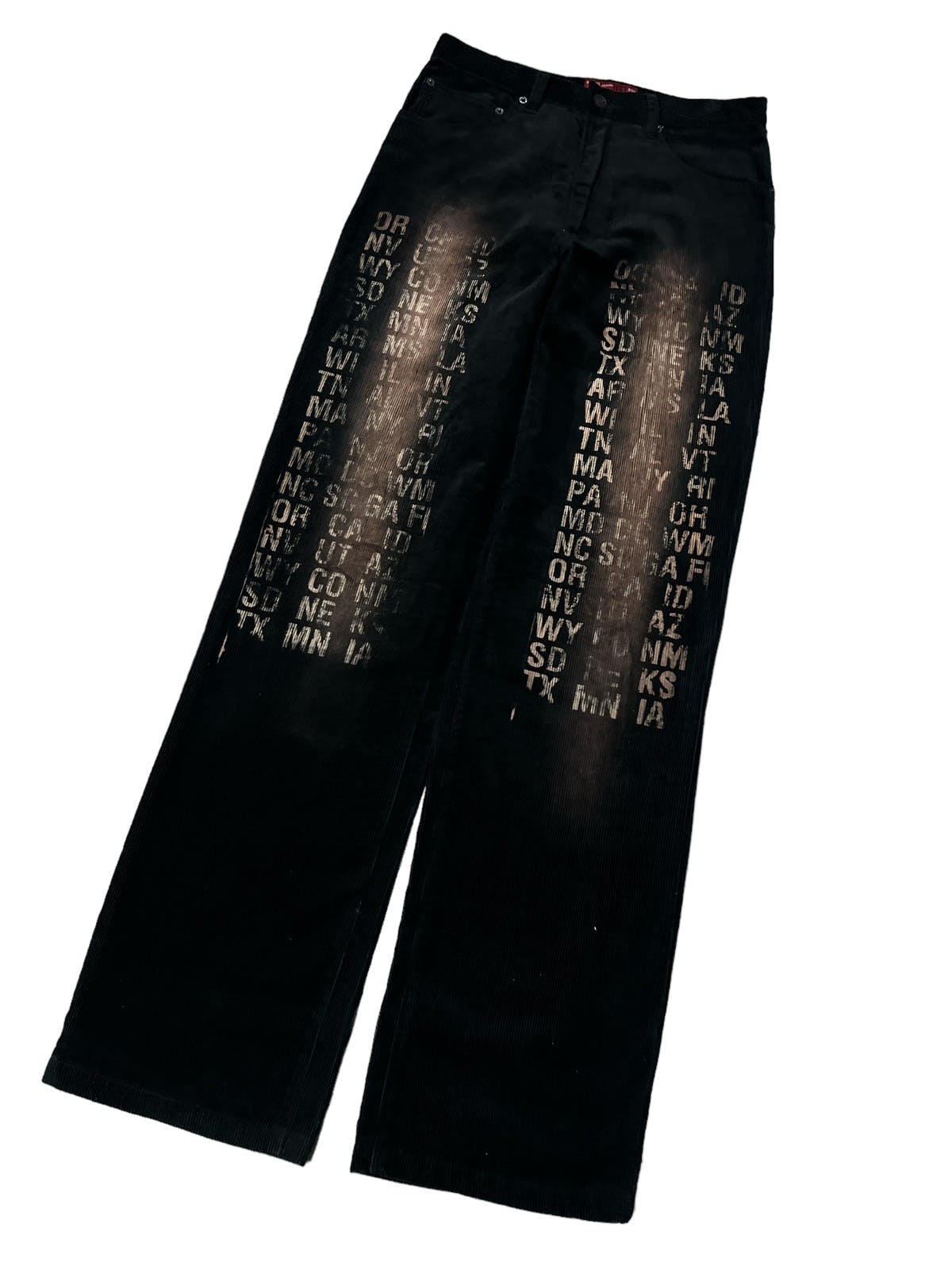 Vintage - BLACK FADED NYLAUS CODUROY PANT - 5