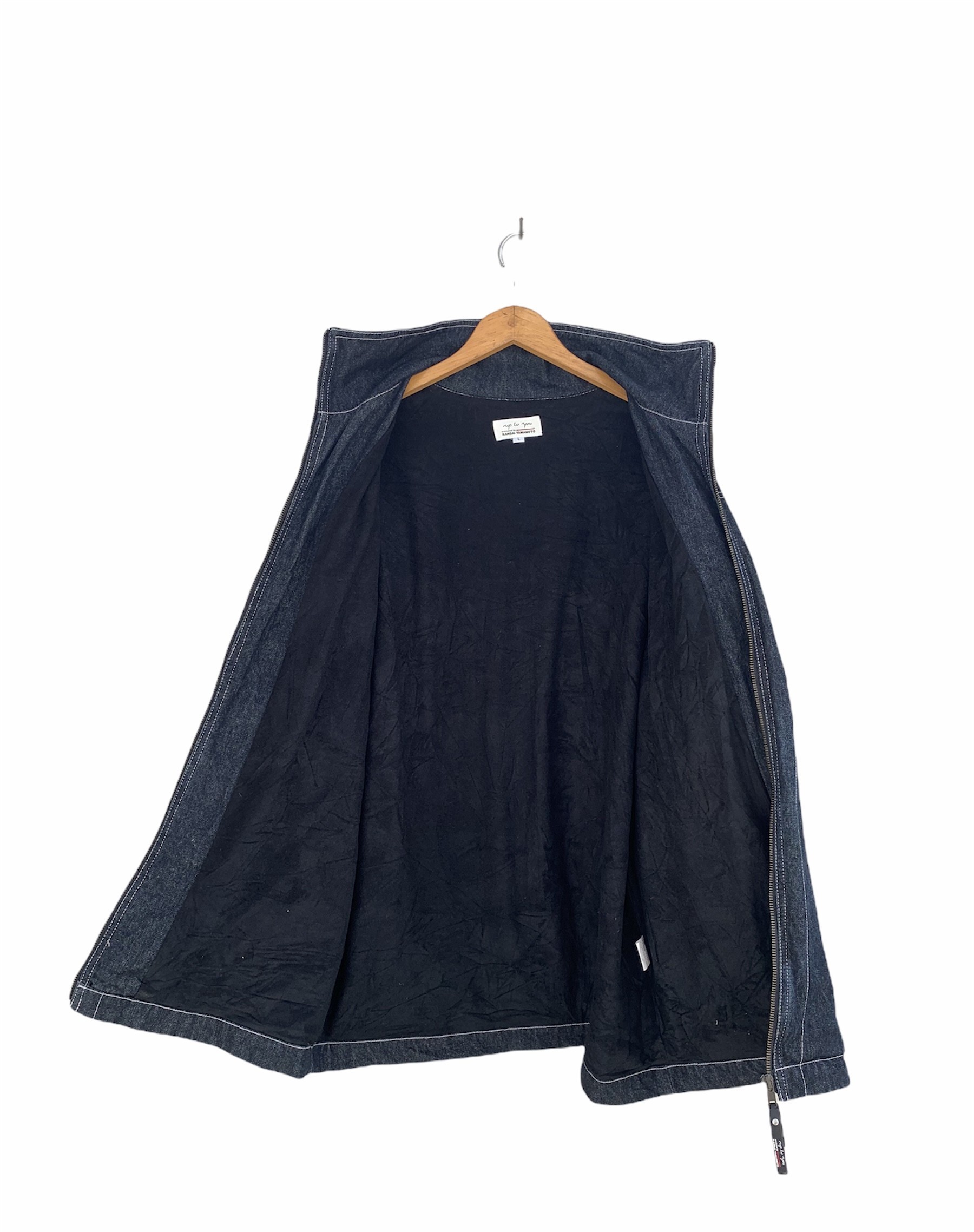 Kansai Yamamoto - Vintage Kaisai Yamamoto Up To You Spellout Embroided Zipper Jacket - 3