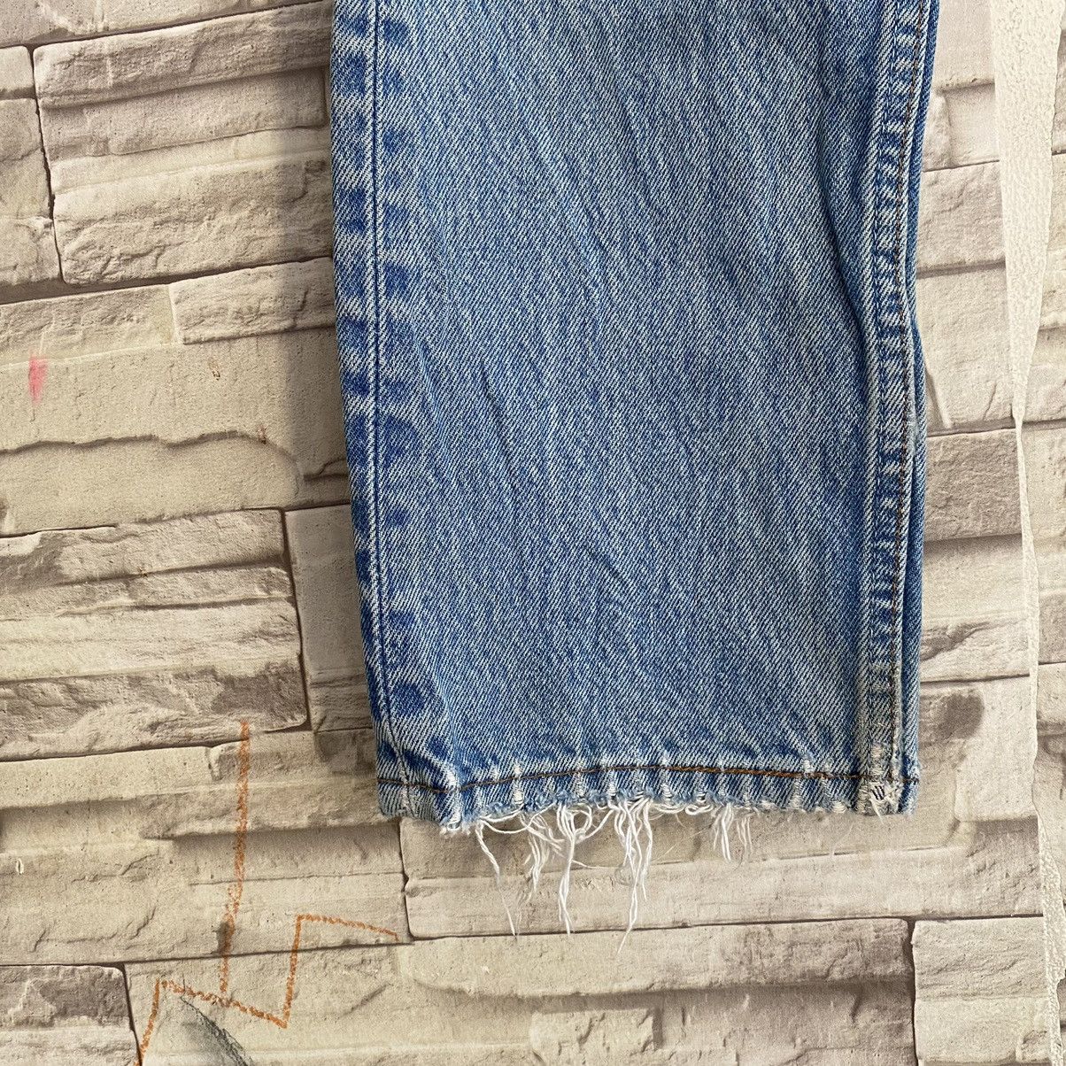 Vintage Levis 501xx Denim Thrashed Jeans 28x30 Made USA - 10