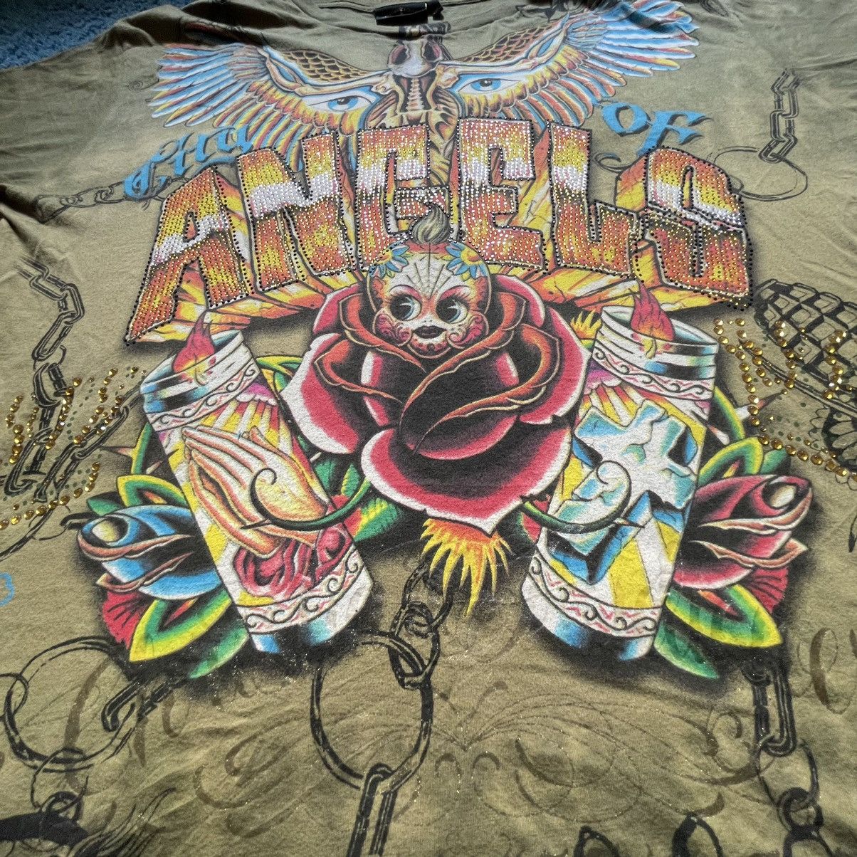 Vintage - Christian audigier ANGELS graphic tee - 5