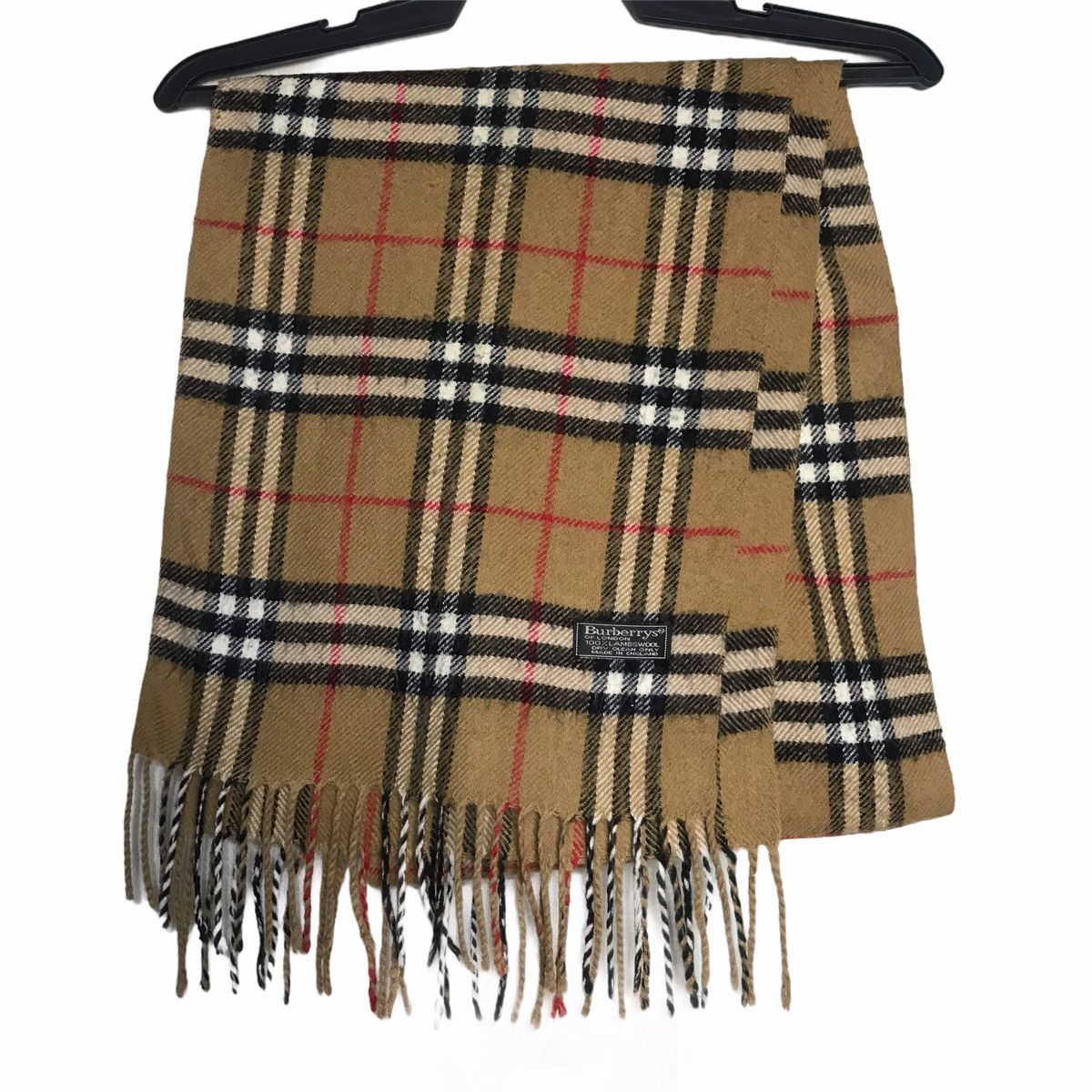 Burberry Prorsum - Vintage Burberrys nova check mafla lambwool scarf - 1
