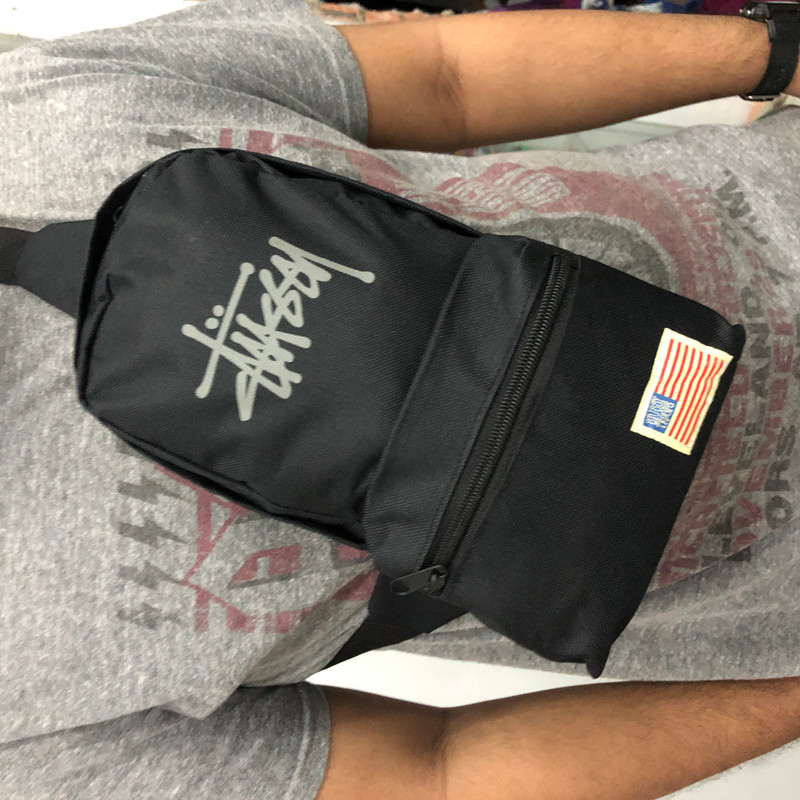 AUTHENTIC Stussy Magazine Troops Crossbody Sling Bag - 1