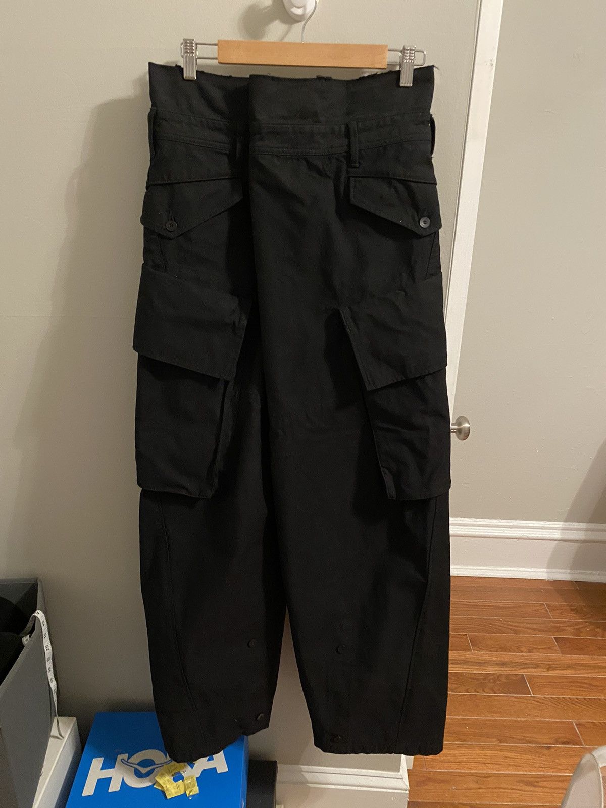 17aw neuromantika baggy cargo pants - 8