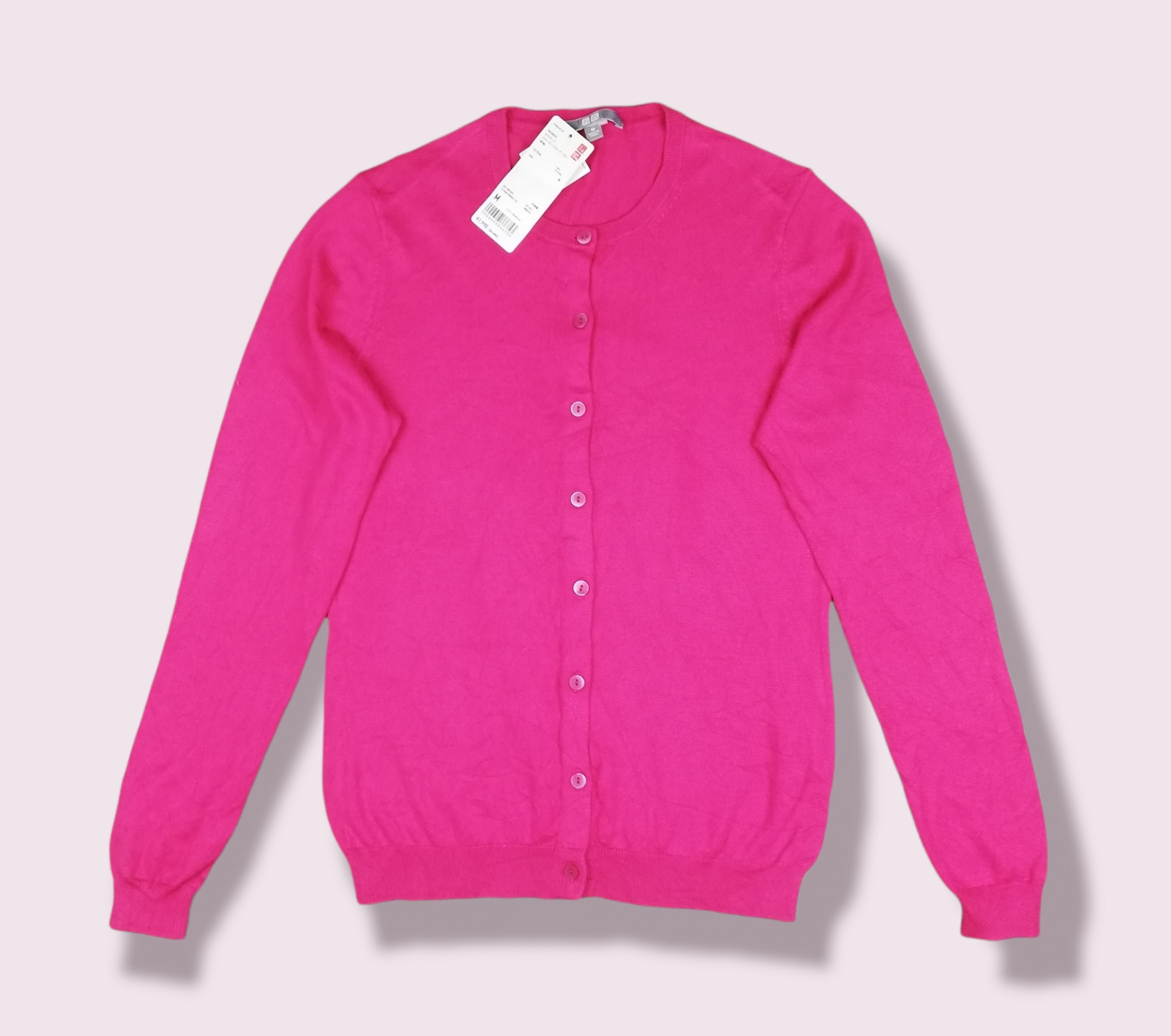 Uniqlo - New With Tag Uniqlo Knitwear Long Sleeve Pink Medium Women - 1