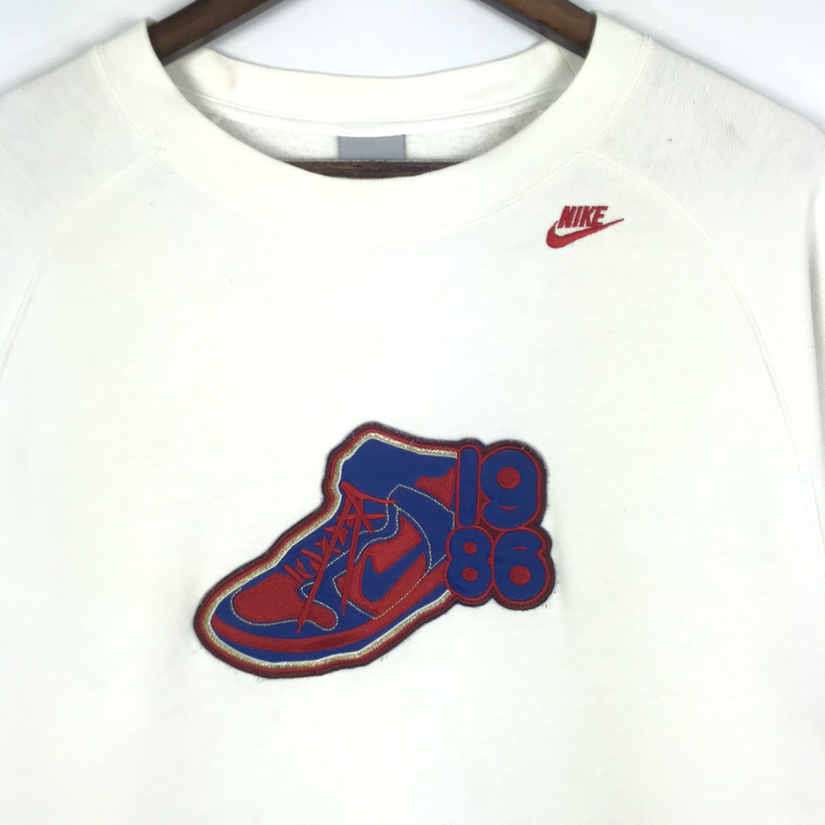 Nike Air Dunk Shoes Sweatshirt Crewneck Embroidery Big Logo - 4