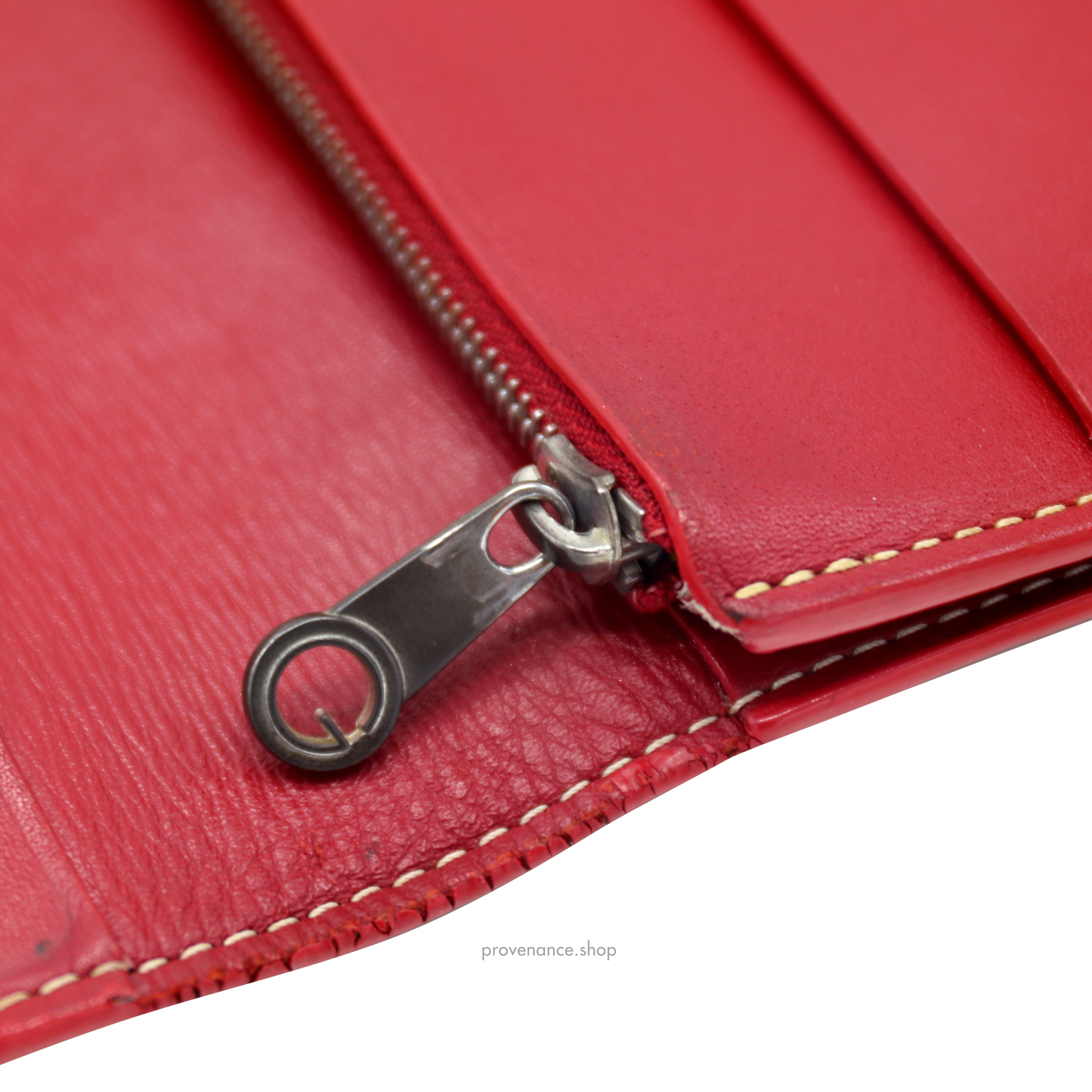 Richelieu Long Wallet - Red Goyardine - 8