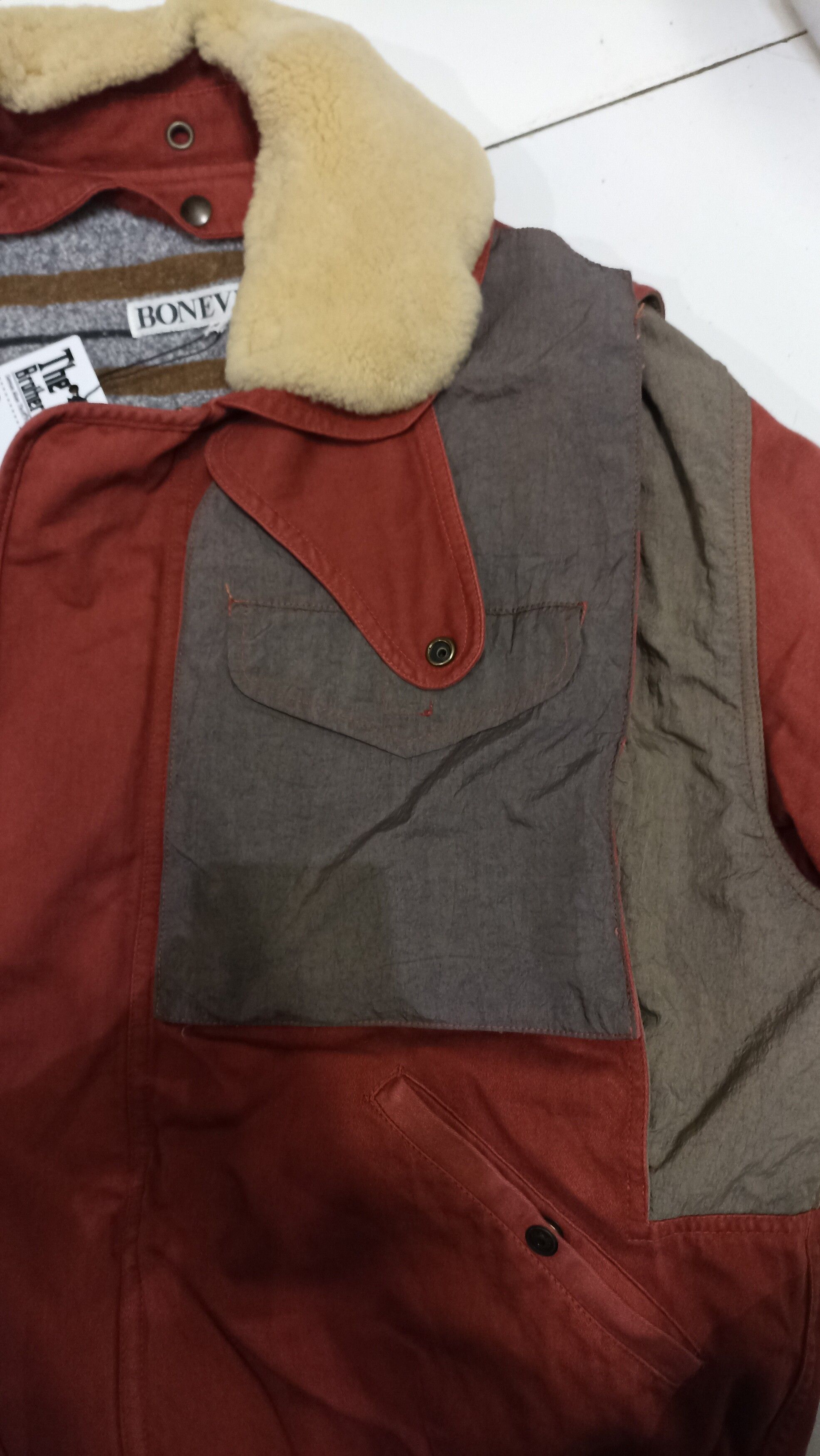80s Boneville CP Company Bomber jacket double iner rare item - 13