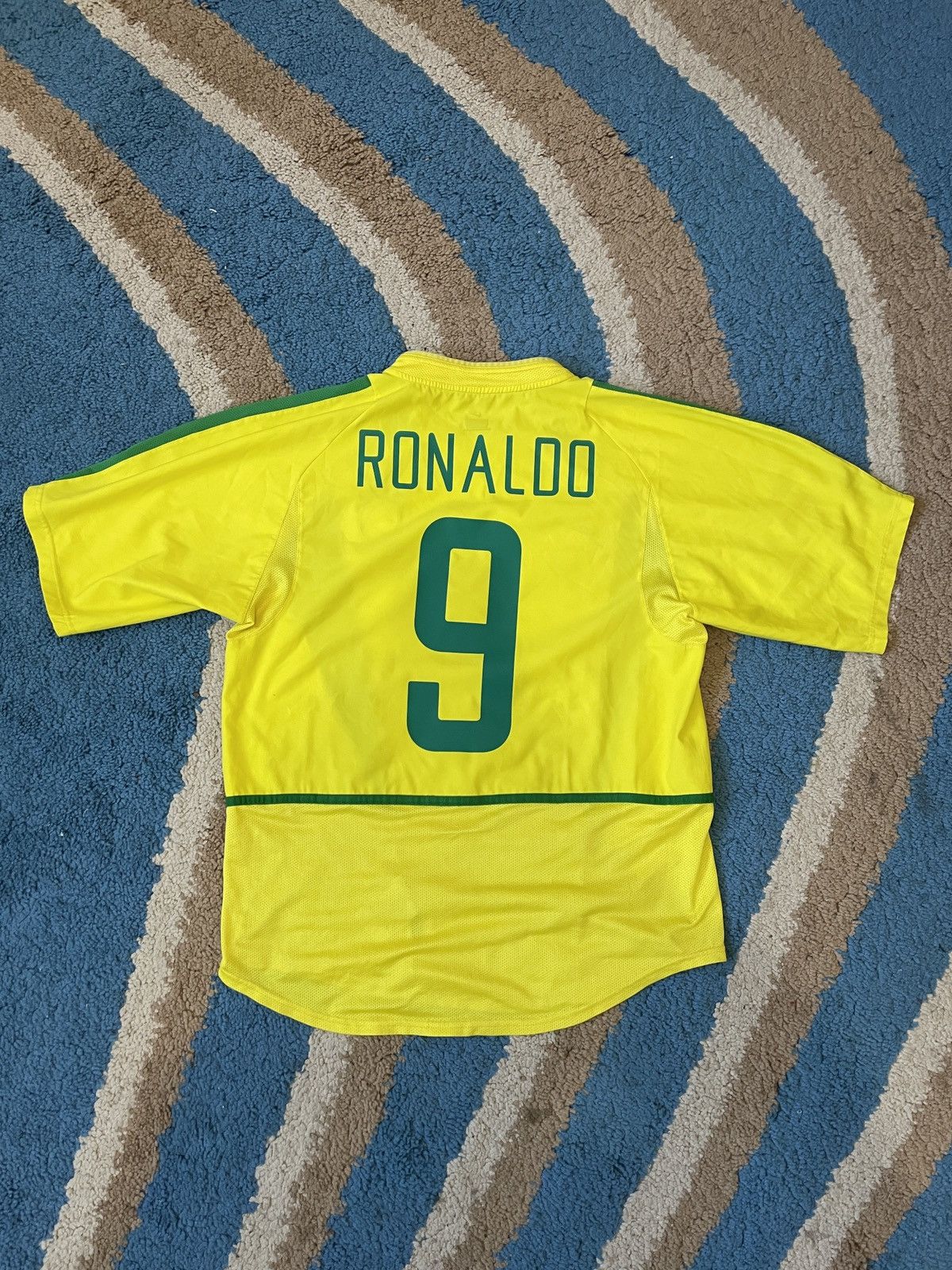 PHENOMENO Brazil 2002 Home Jersey #9 R9 - 4