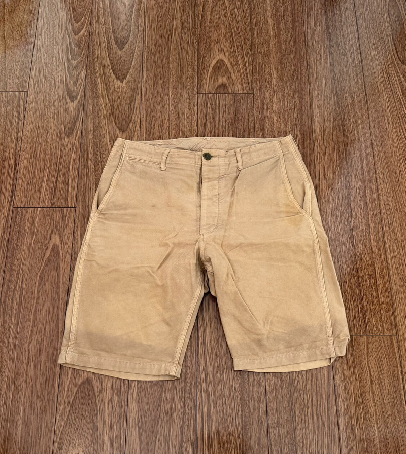 VISVIM ICT Chino Shorts — Mud-Dyed - 1