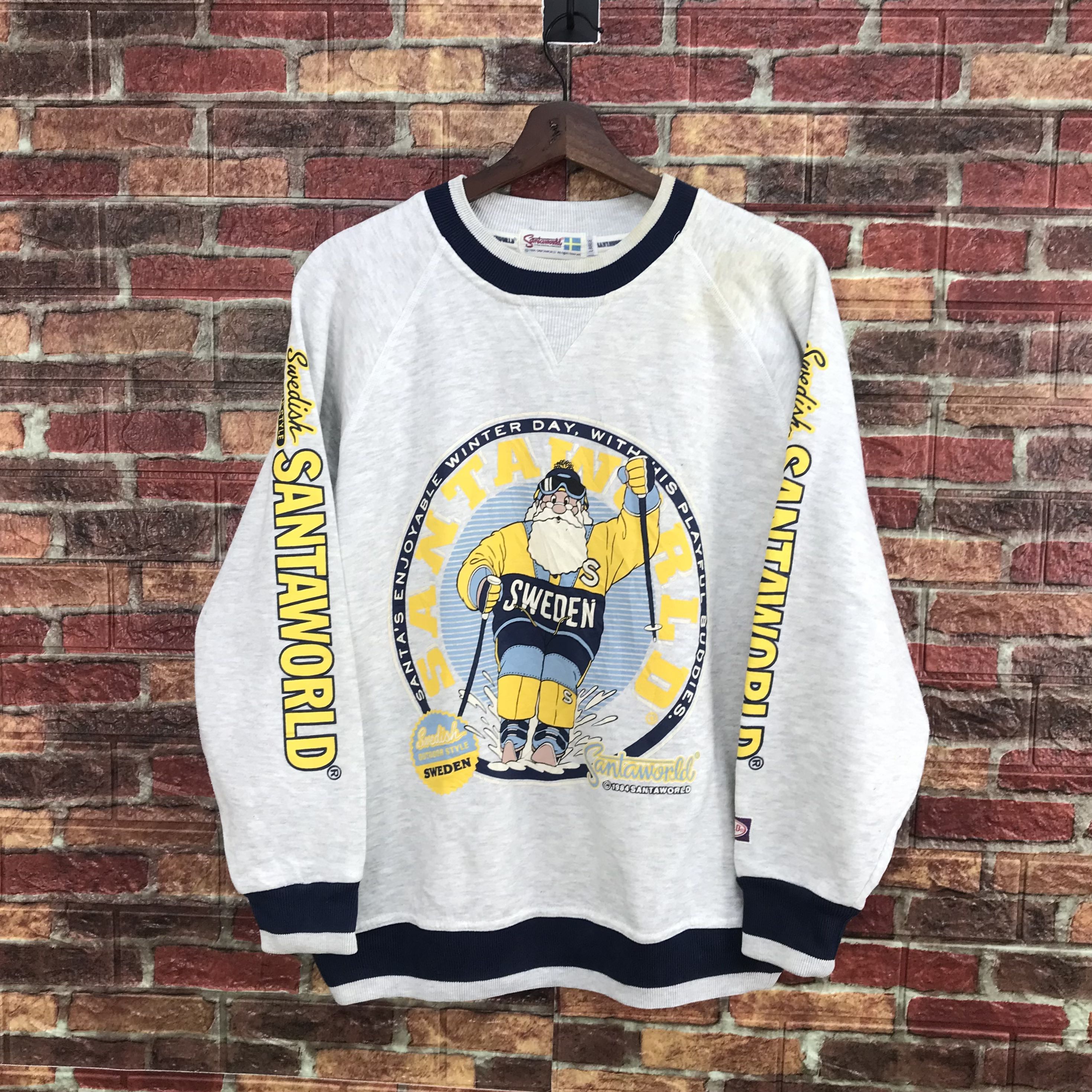 Vintage 1984 Santaworld sweden crewneck jumper sweatshirt - 4