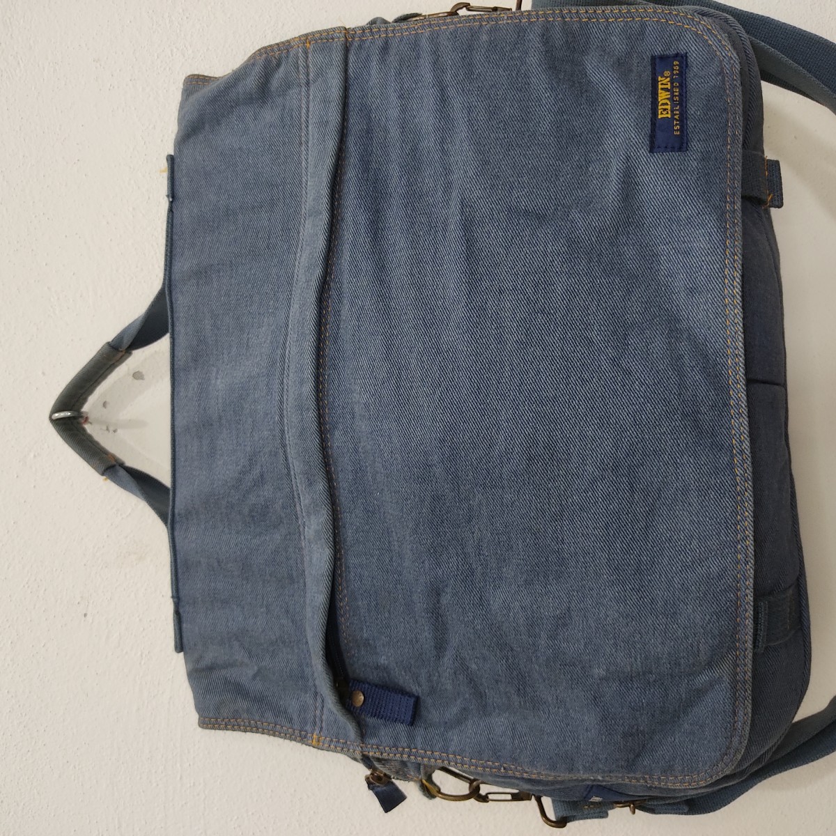 American Vintage - Vintage Denim Jeans Shoulder Luggage Bags - 6