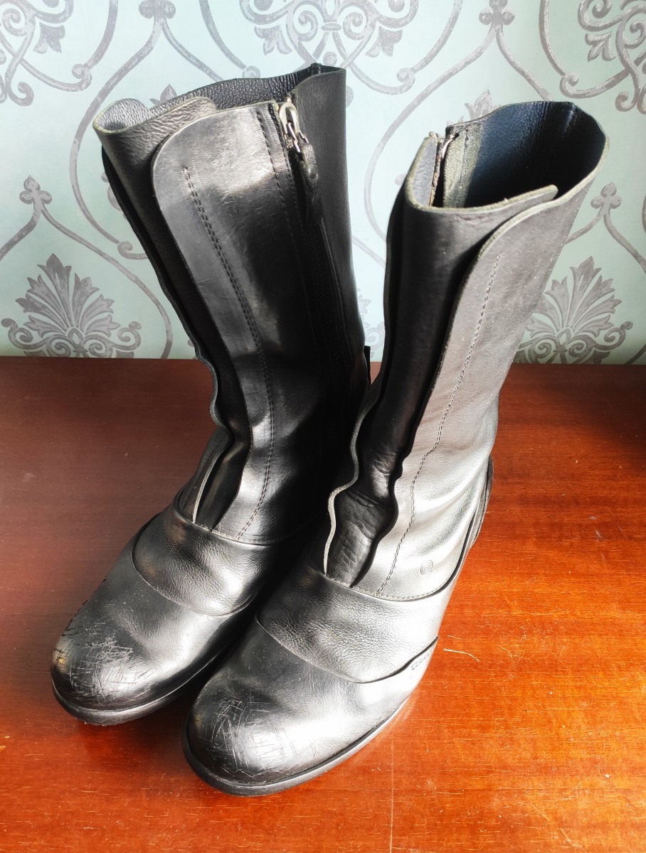 RARE! Distressed toe cap boots.Like GUIDI or A1923 - 3