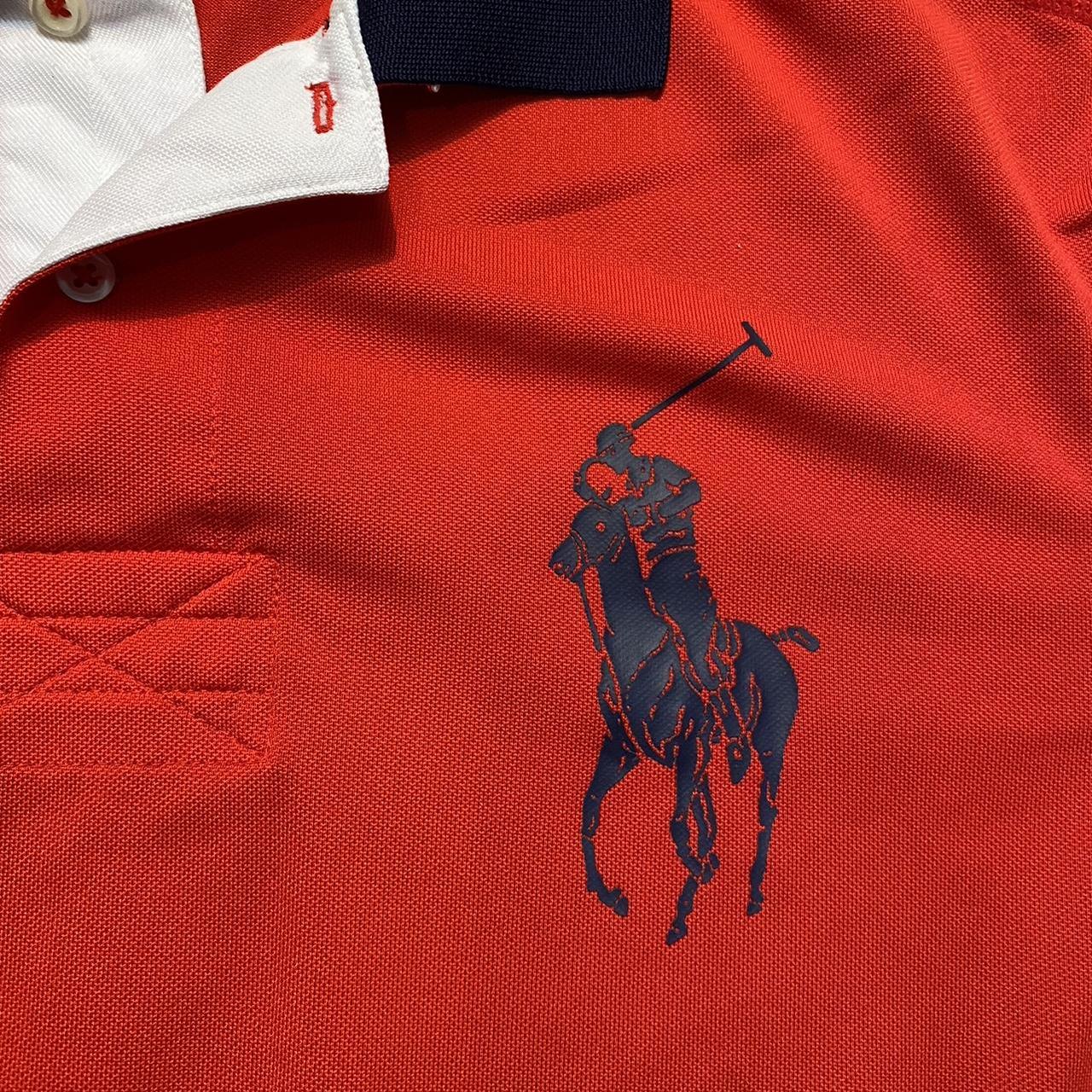 Polo Ralph Lauren Men's Red and White Polo-shirts - 2