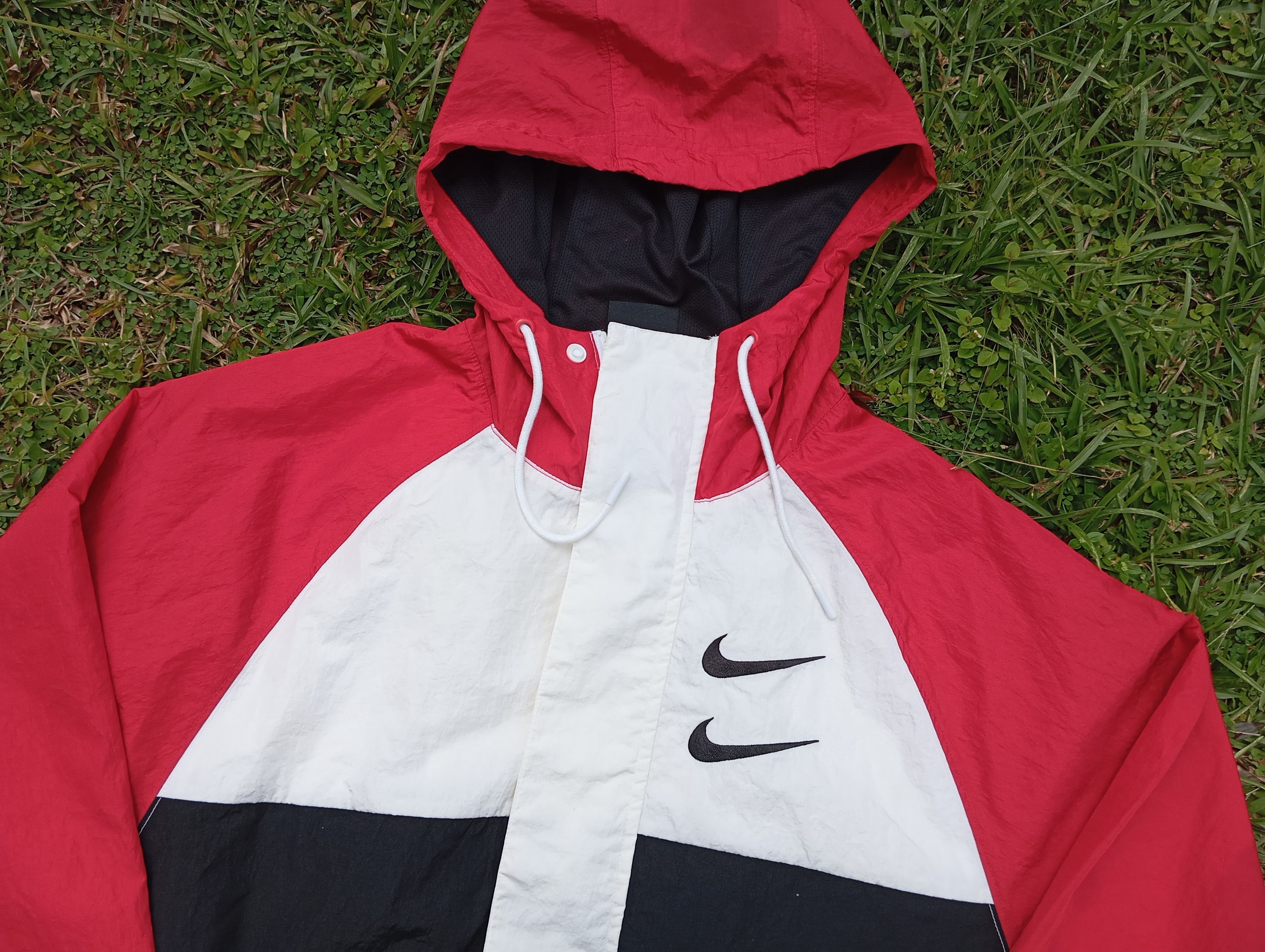 Nike Double Swoosh Woven Jacket hoodie Windbreaker - 2