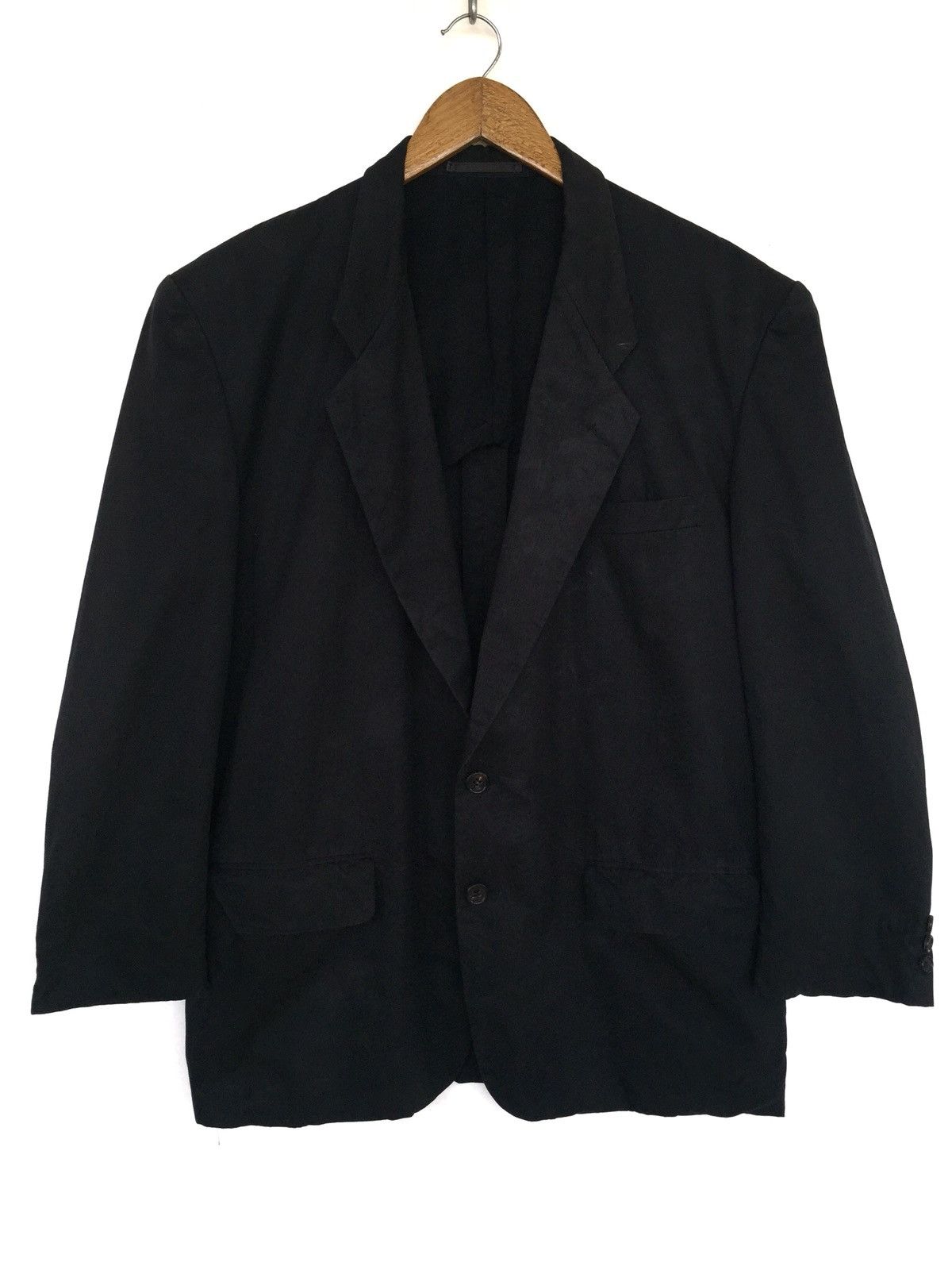 AW90 Comme des Garçons Homme Cotton Blazer Coat - 2