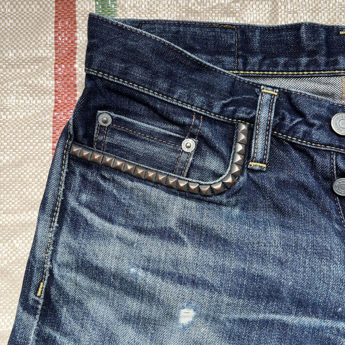 Vintage - Redline Selvedge Hystoric Glamour Denim Jeans Distressed - 13