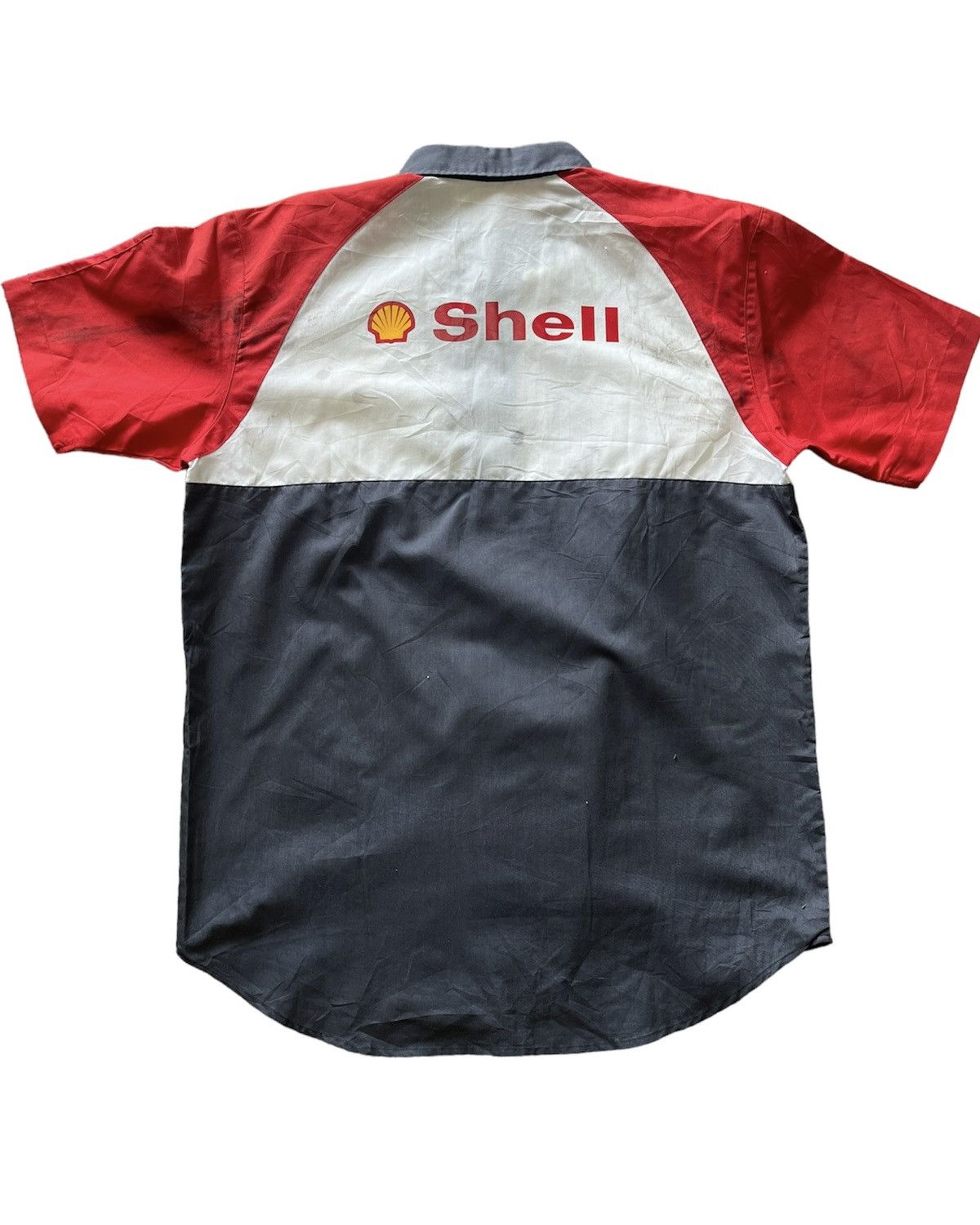 Vintage Shell Workers Uniform Shirts Japan - 2