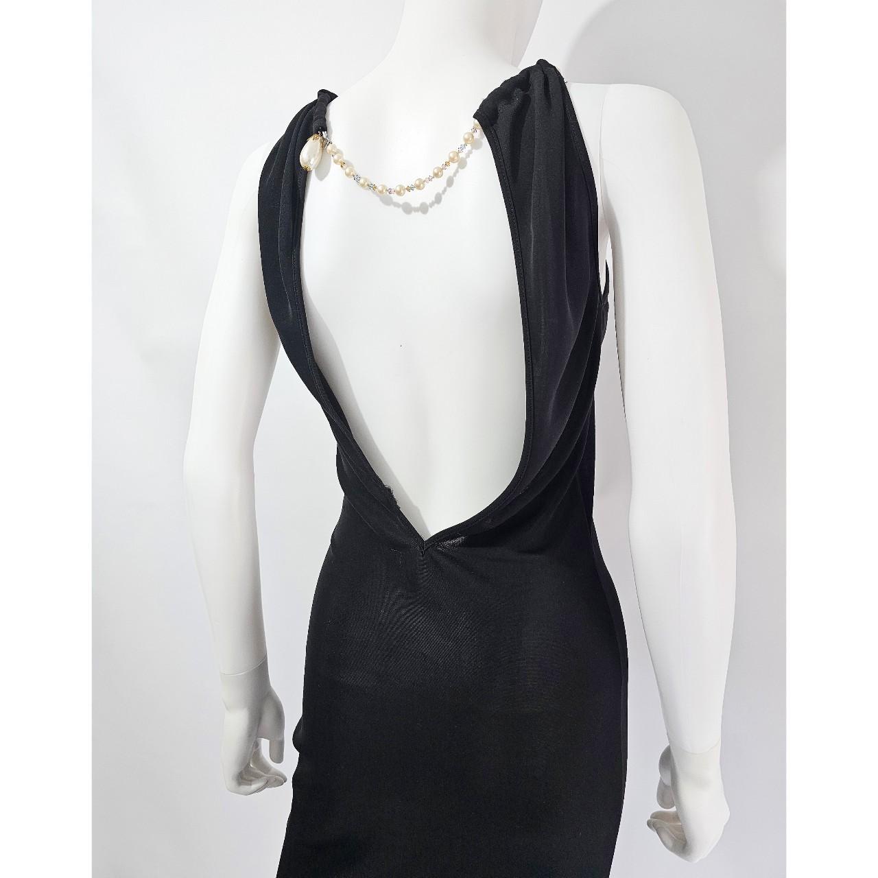 Dolce & Gabbana Women's Black and Silver Dress - 5