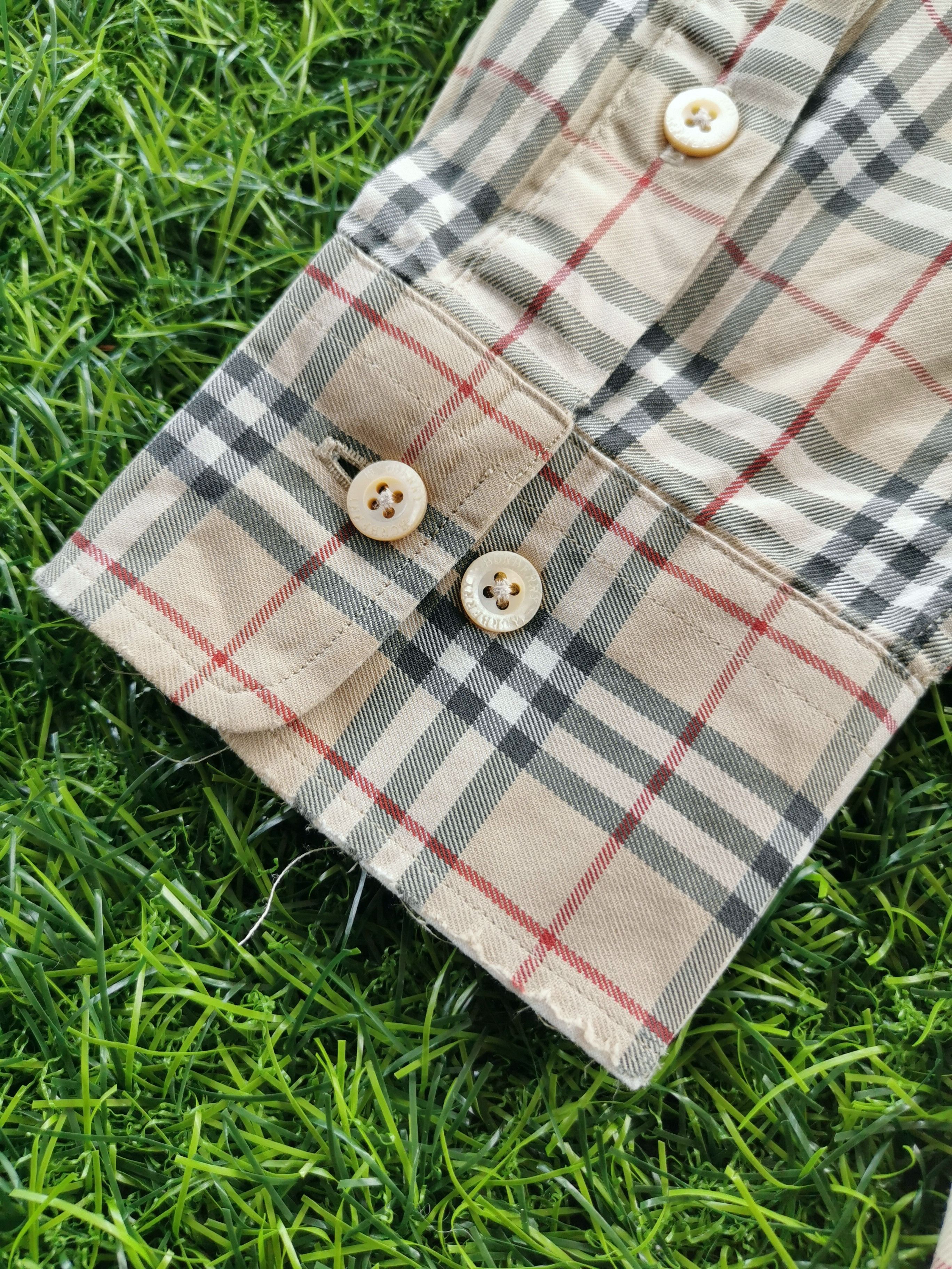 Burberry Check Long Sleeve Shirts - 9