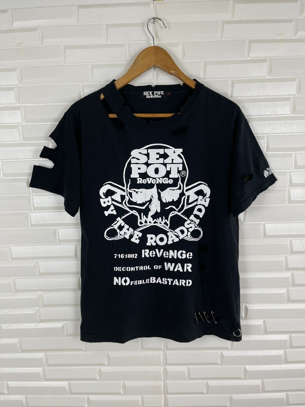 Japanese Brand - 🔥SUMMER SALE 🔥Sex Pot Revenge Punk Style Seditionaries Tee - 7