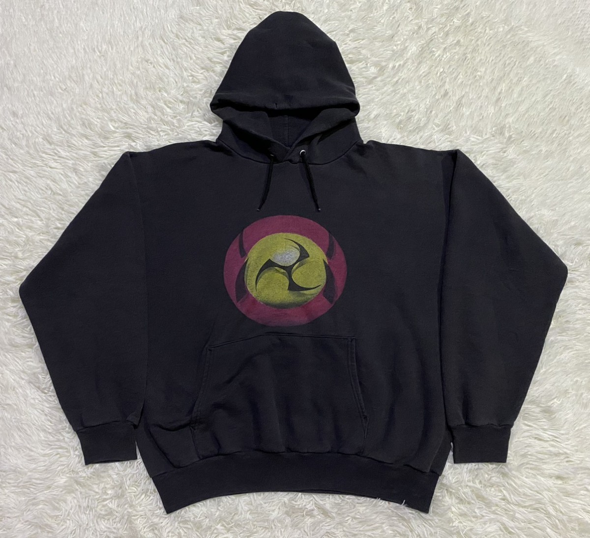 Hanes - Vintage 90's Iron On Screen Sweatshirt Hoodie - 5