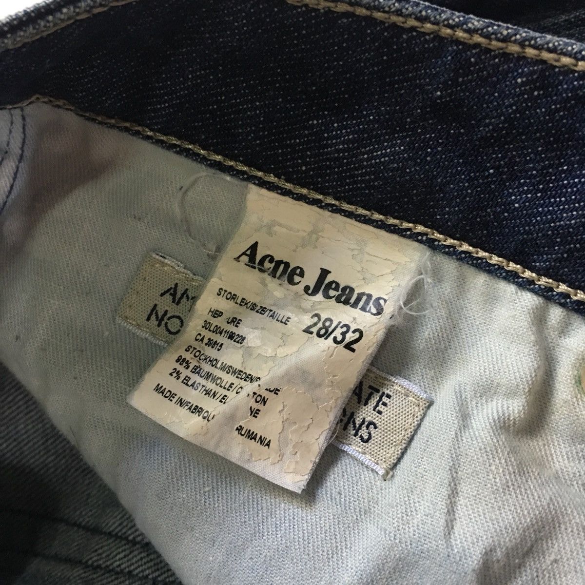 Acne Jeans Slim Fit Pant - 11