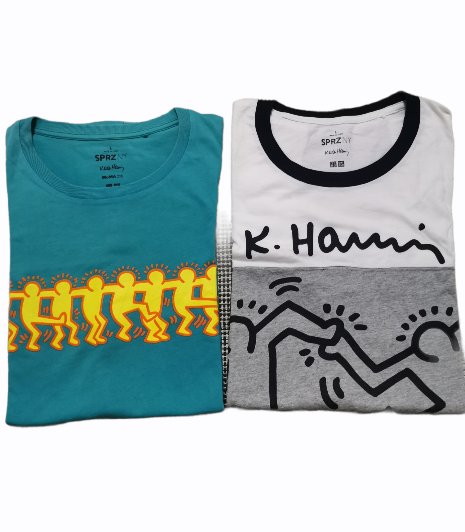 Uniqlo - Lot of 2 Keith Haring X Uniqlo Pop Art Tee - 1